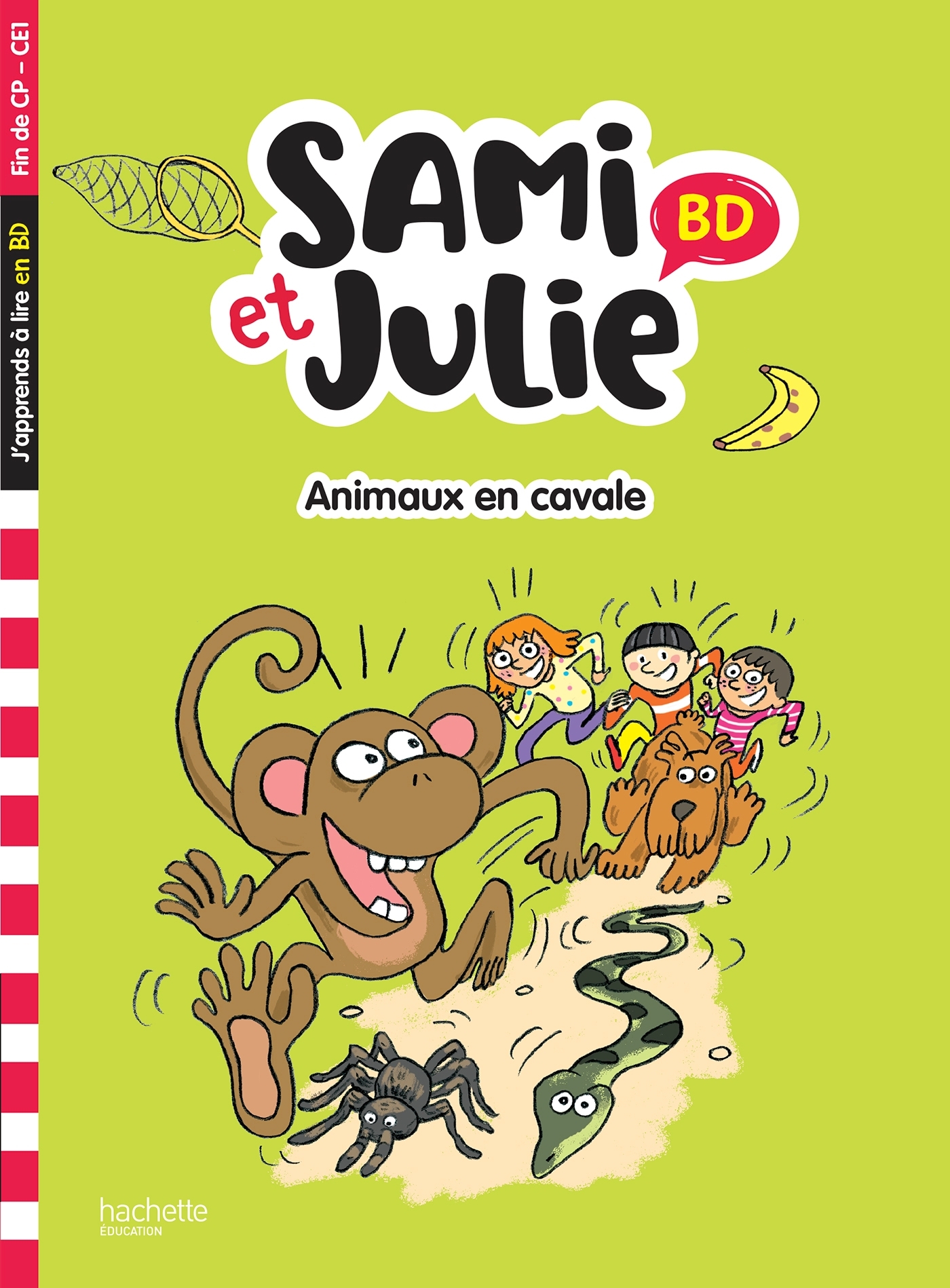 Sami et Julie BD Fin de CP- CE1 - Animaux en cavale