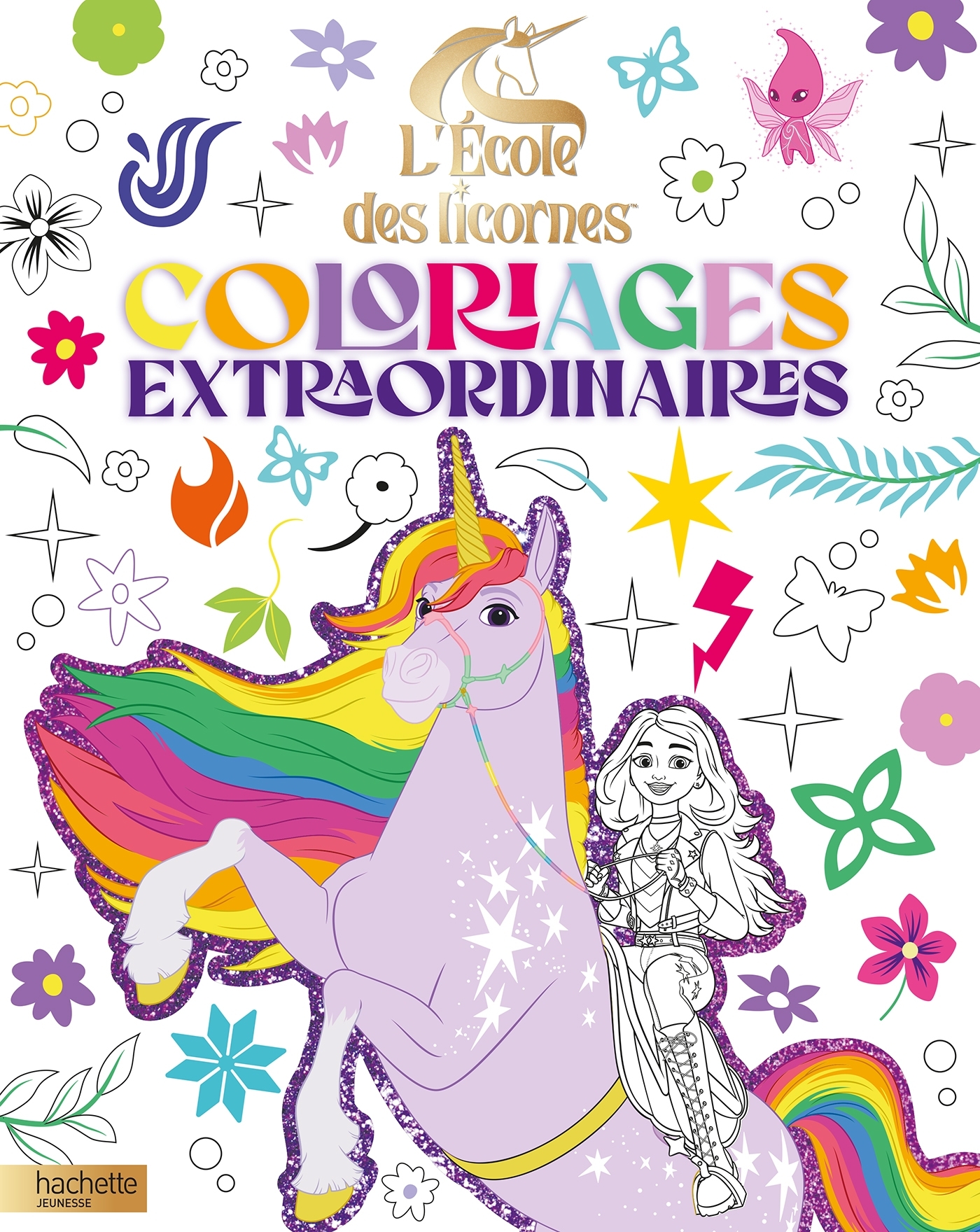 L'école des licornes - Coloriages extraordinaires