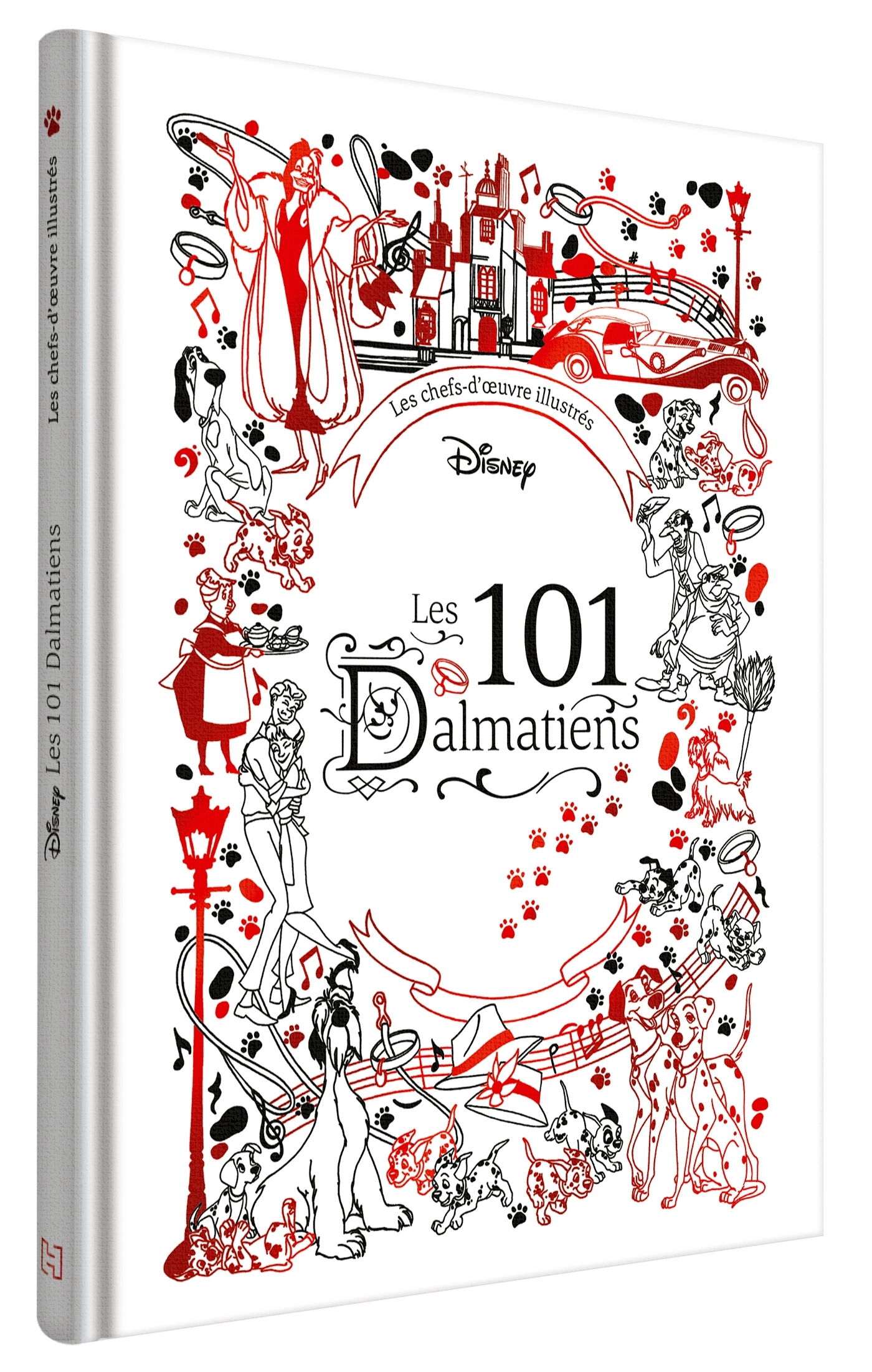 LES 101 DALMATIENS - Les Chefs-d'oeuvre illustrés - Disney