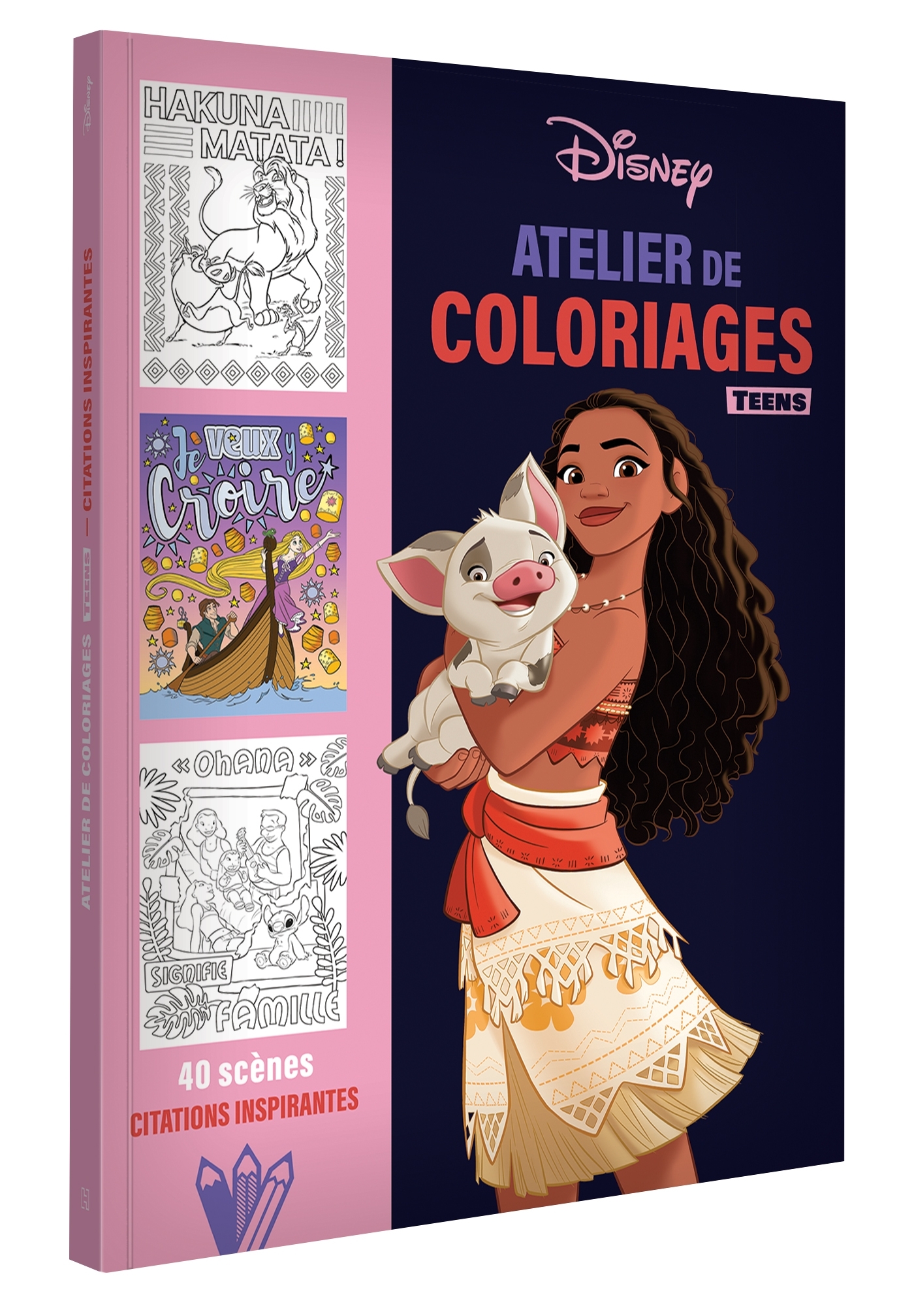 DISNEY TEENS - Atelier de coloriages - Citations inspirantes