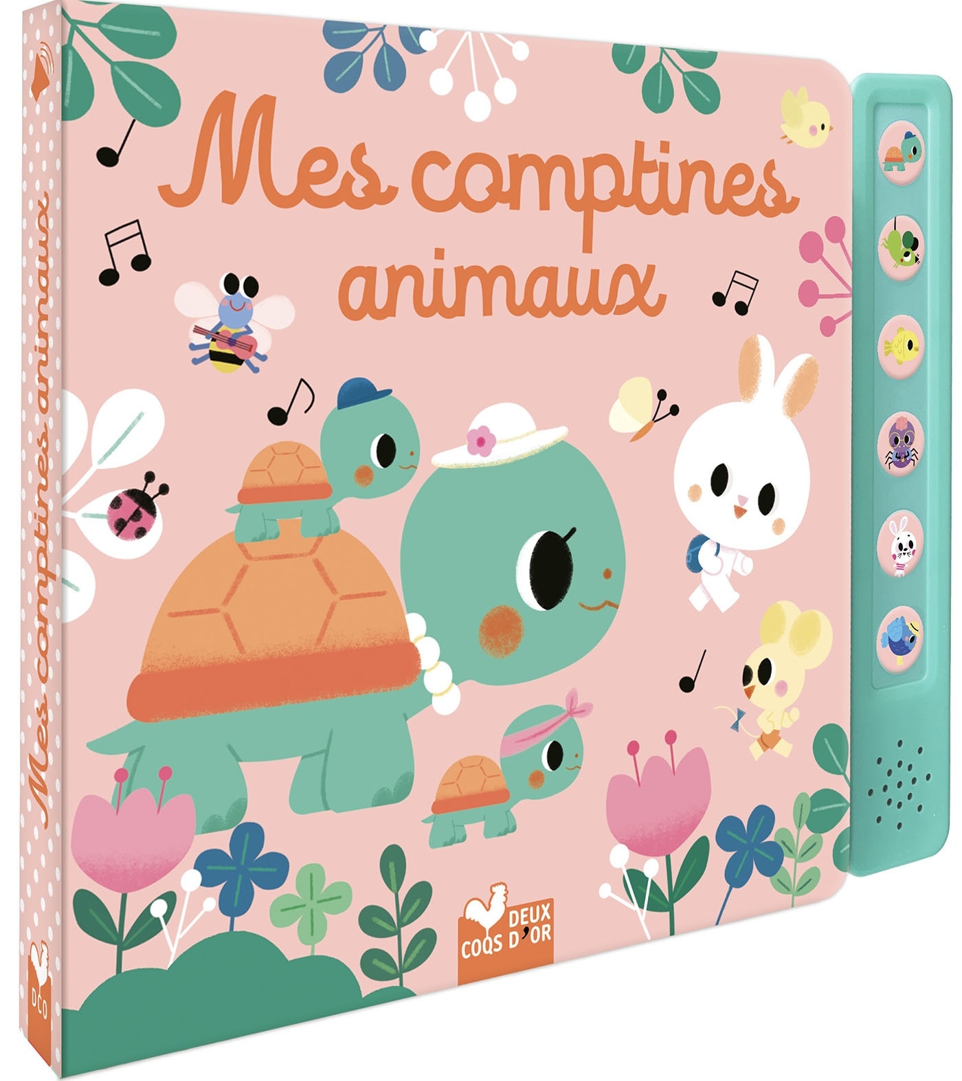 Mes comptines animaux - livre sonore avec boitier