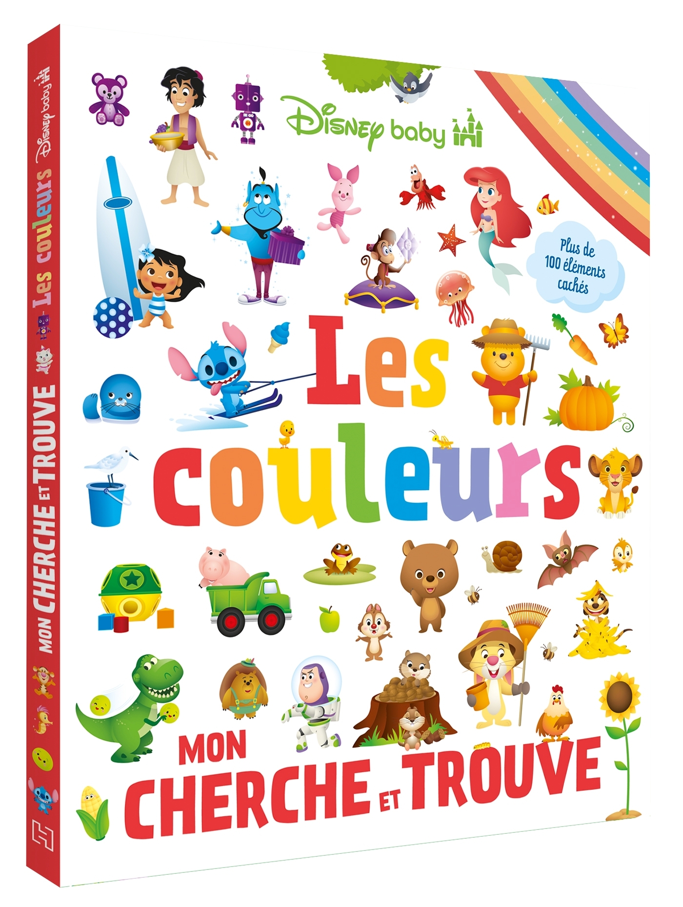 DISNEY BABY - Mon Cherche et Trouve - Les Couleurs -  Plus de 90 éléments à trouver