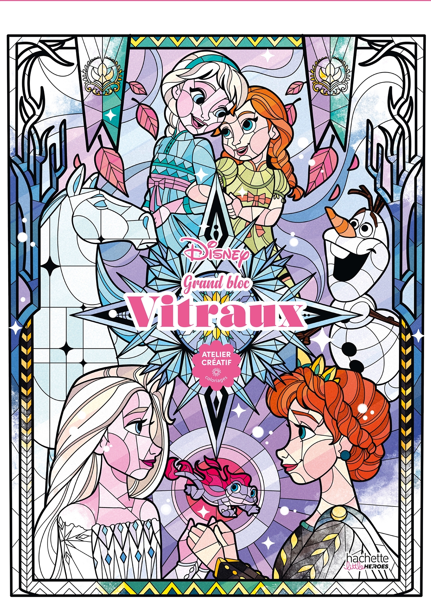 Grand bloc Disney - Vitraux