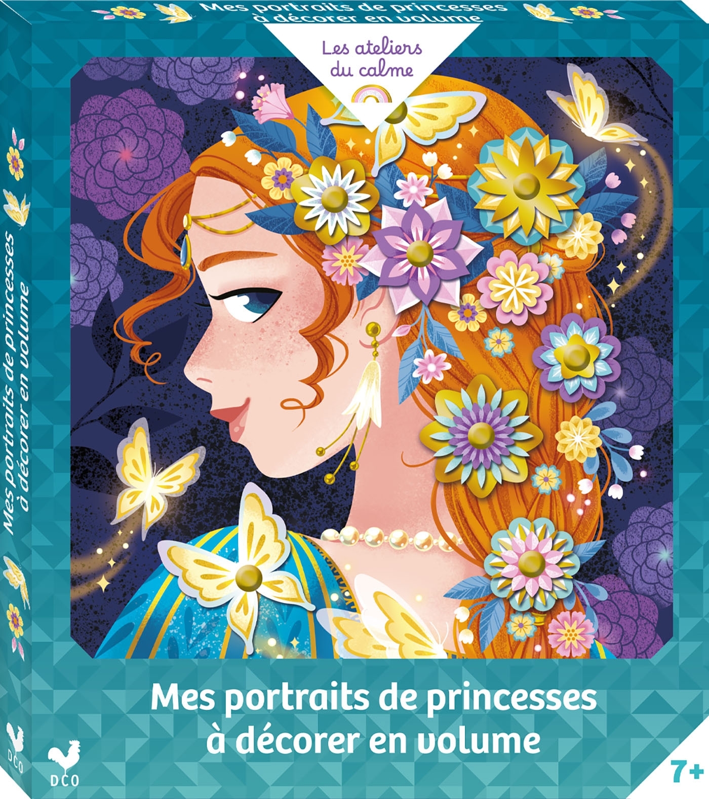 Mes portraits de Princesses à décorer en volume - boîte avec accessoires