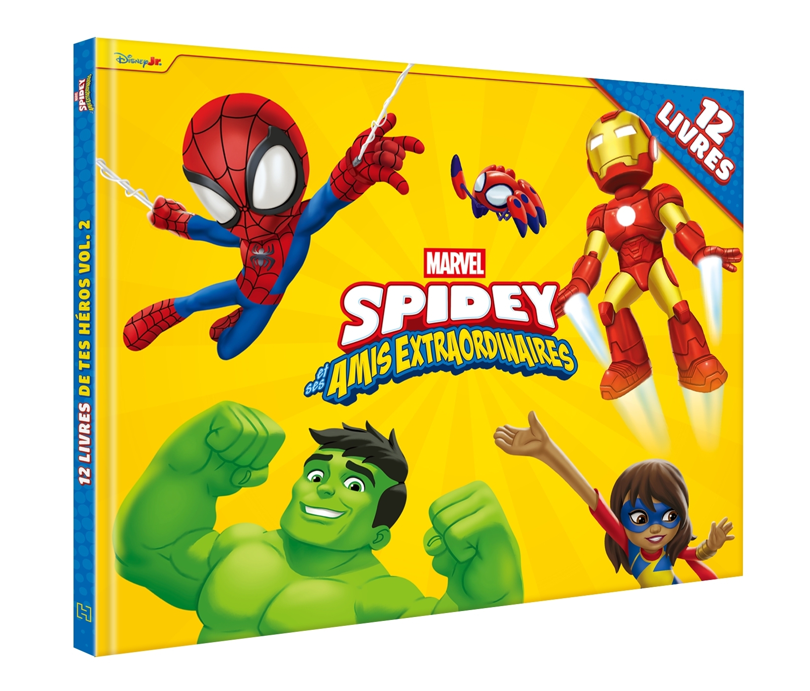 SPIDEY ET SES AMIS EXTRAORDINAIRES - Coffret - Les 12 livres de tes héros Vol. 2 - MARVEL