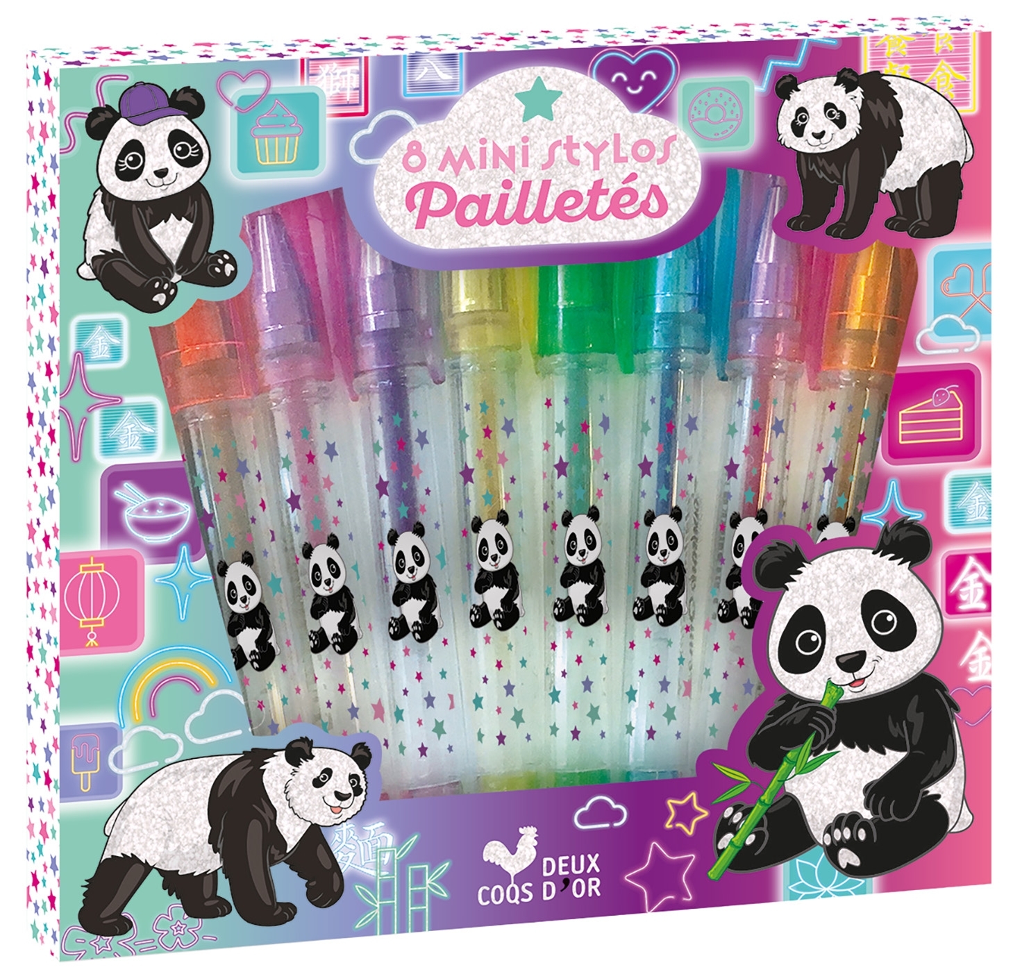 Mini stylos pailletés