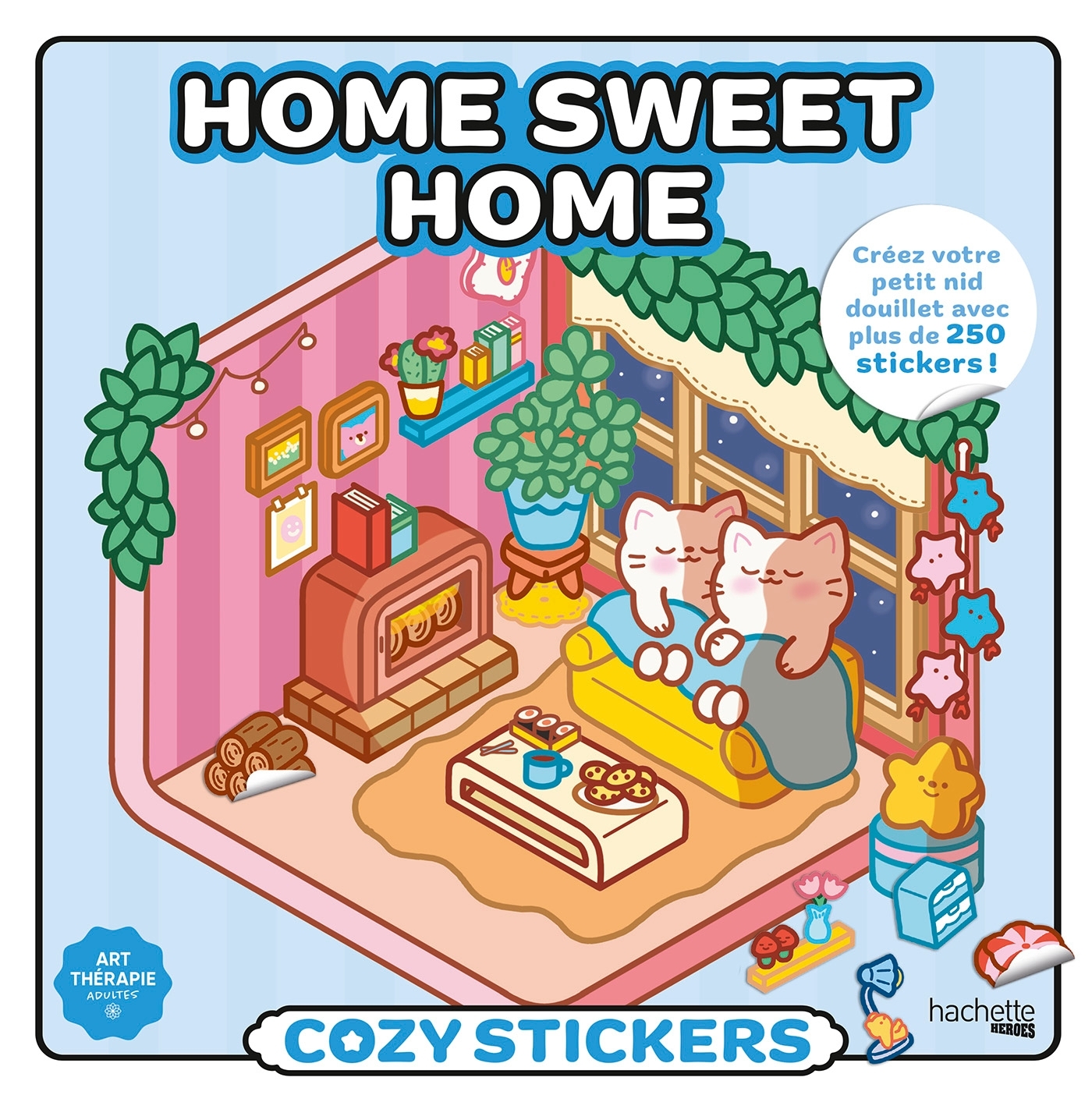 Cozy stickers - Home sweet home
