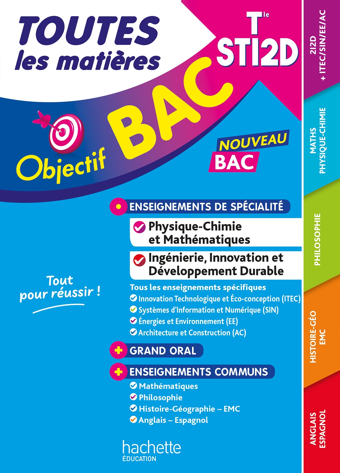 Objectif BAC 2026 - Terminale STI2D Toutes les matières