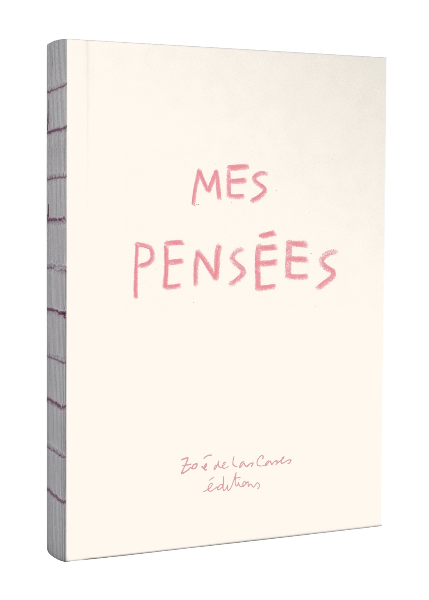 Carnet petit Mes pensées, de Zoé de Las Cases