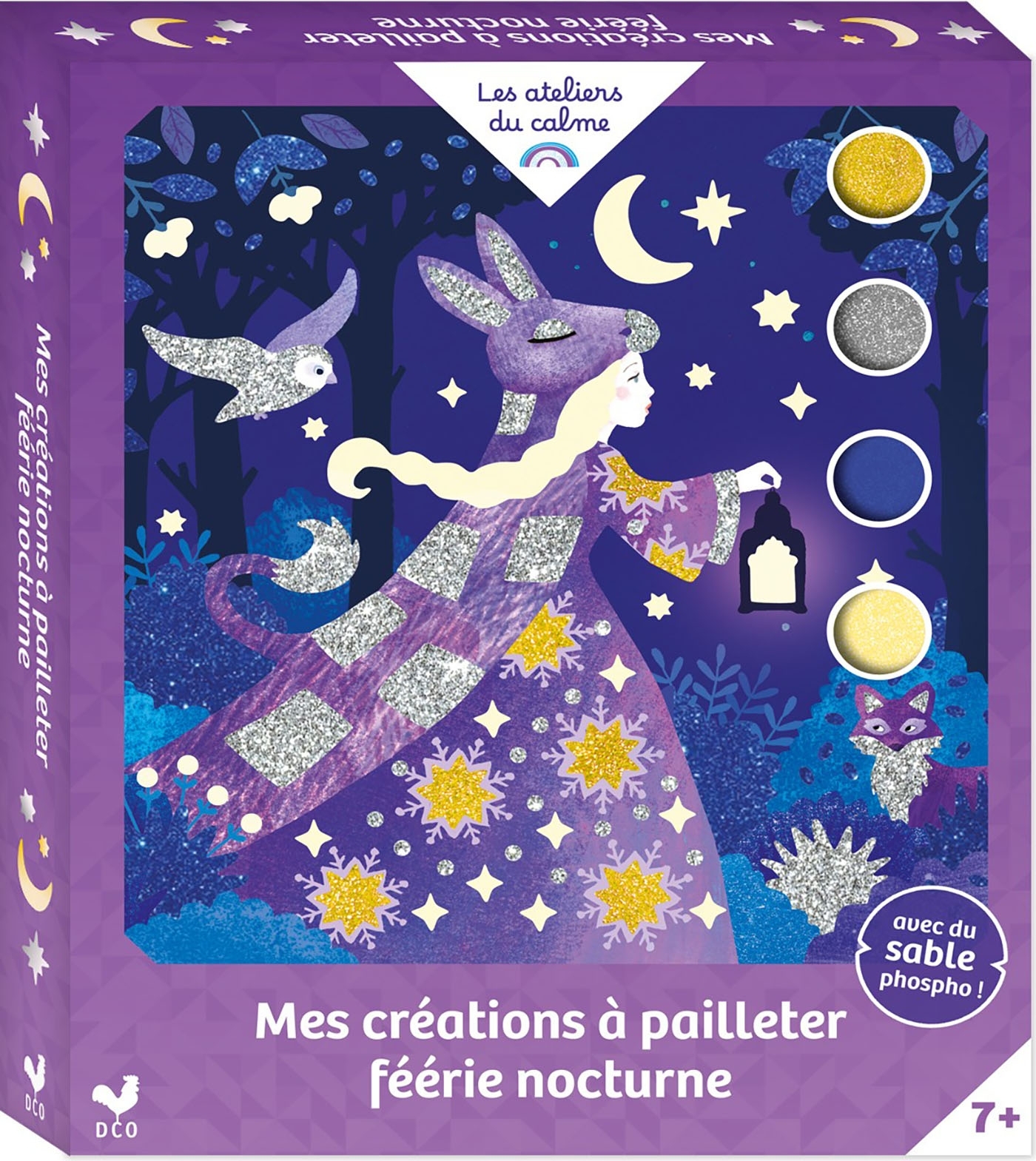 Mes créations à pailleter Féerie nocturne - coffret avec accessoires