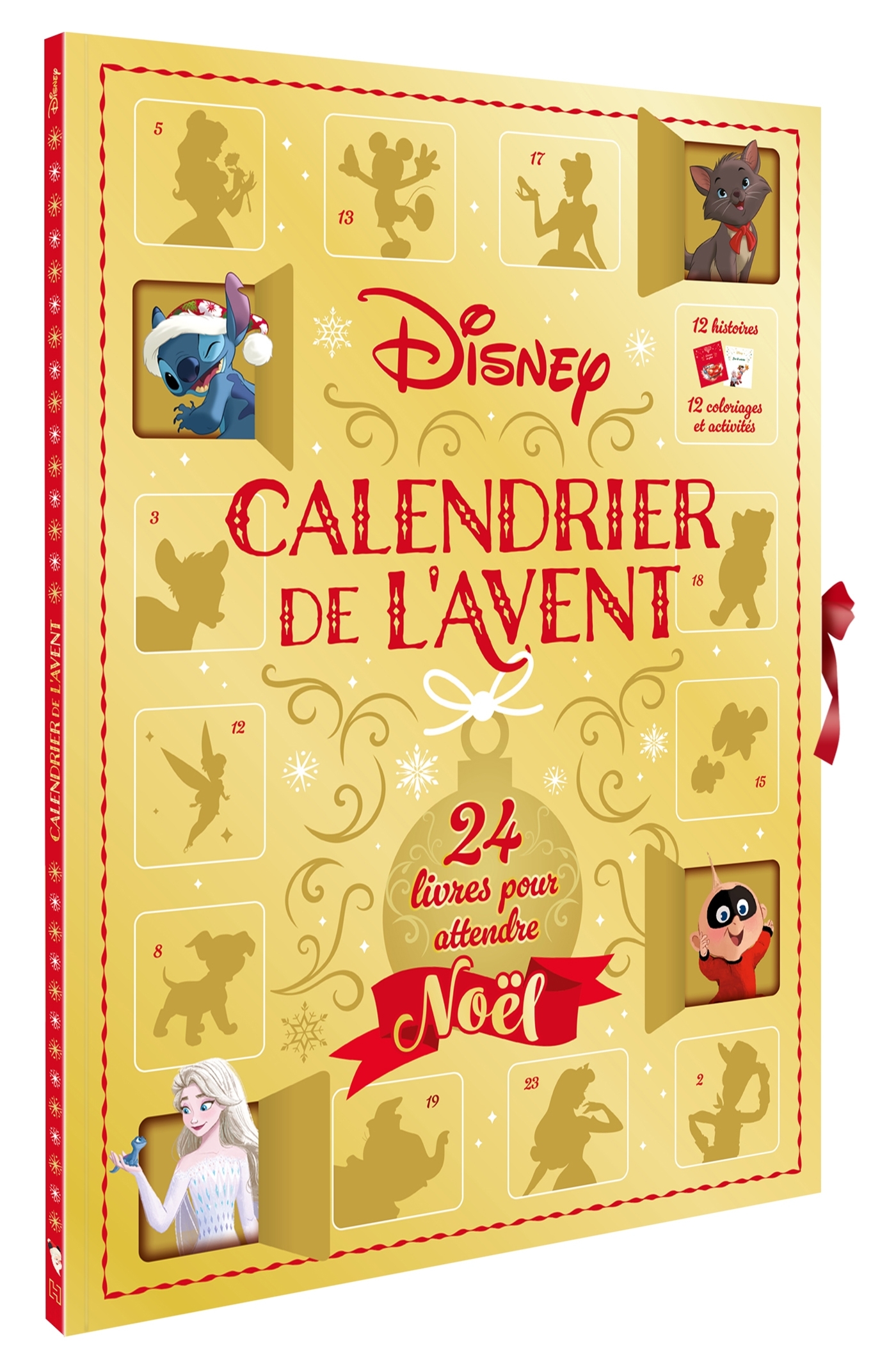 DISNEY - Calendrier de l'Avent - 24 livres pour attendre Noël