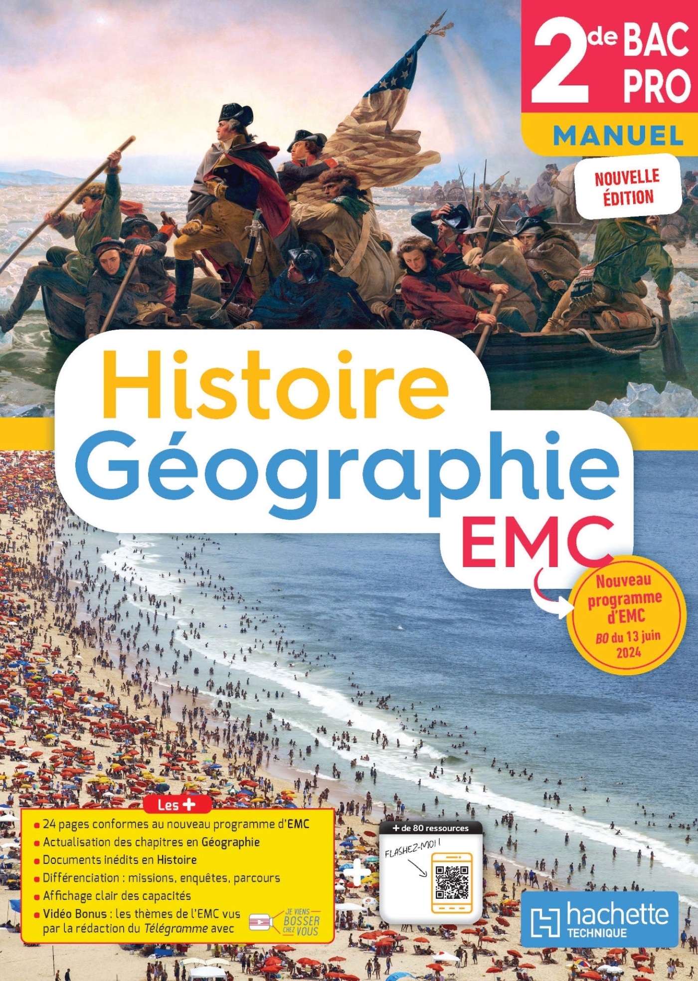 Histoire-Géographie-EMC-2de Bac Pro (manuel) - Éd. 2025