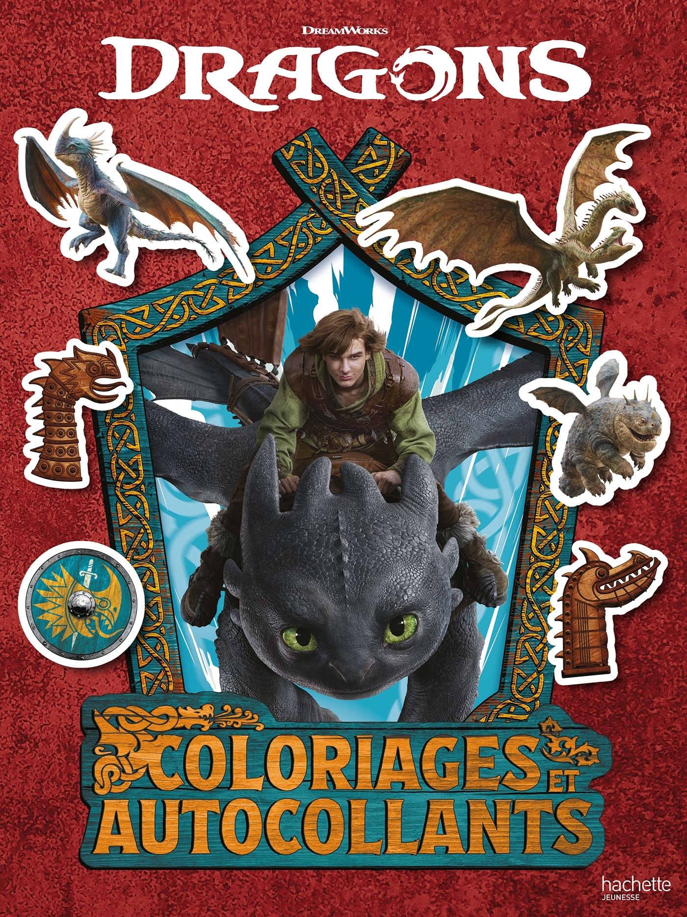Dragons (film) - Coloriages et autocollants