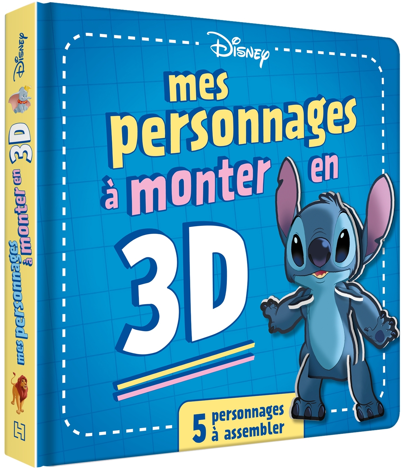 DISNEY - Grand Livre Puzzle - Mes personnages 3D à monter