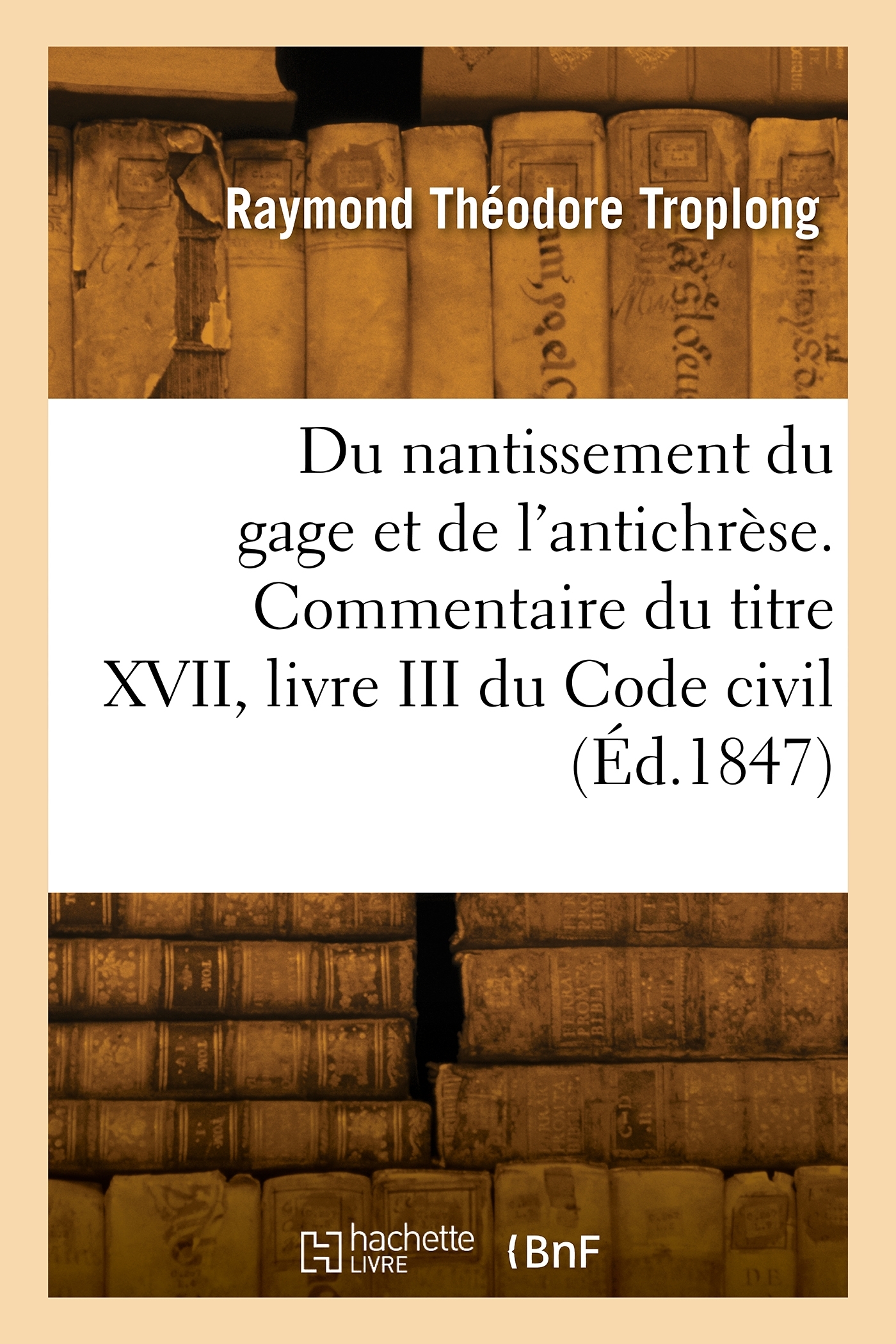 Du nantissement du gage et de l'antichrèse