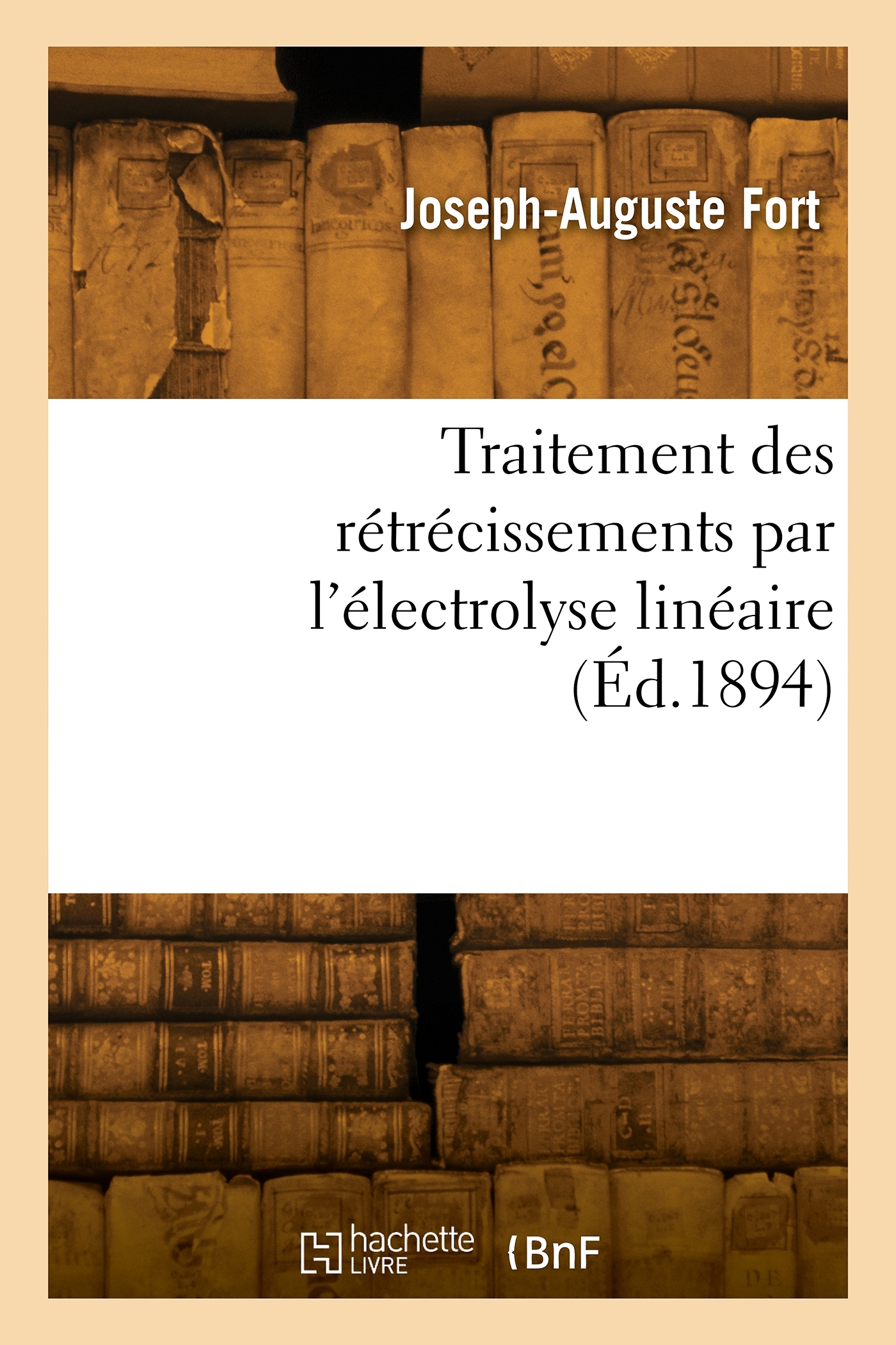 Traitement des rétrécissements par l'électrolyse linéaire