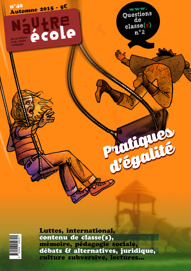 N'AUTRE ECOLE, REVUE N°40 - QUESTIONS DE CLASSE(S) N°2