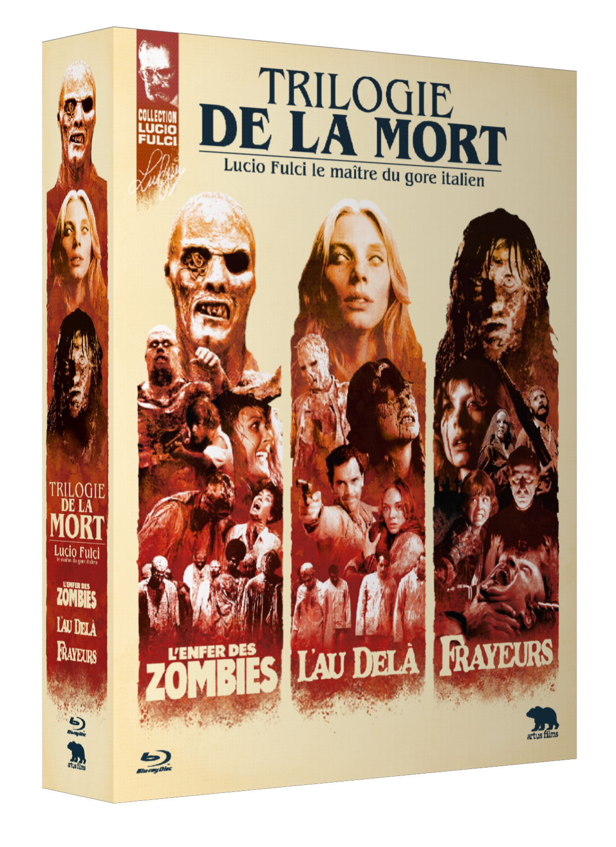 LUCIO FULCI "LA TRILOGIE DE LA MORT" - 3 BLU-RAY
