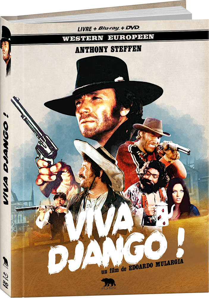 VIVA DJANGO - COMBO DVD + BLU-RAY + LIVRE - MEDIABOOK