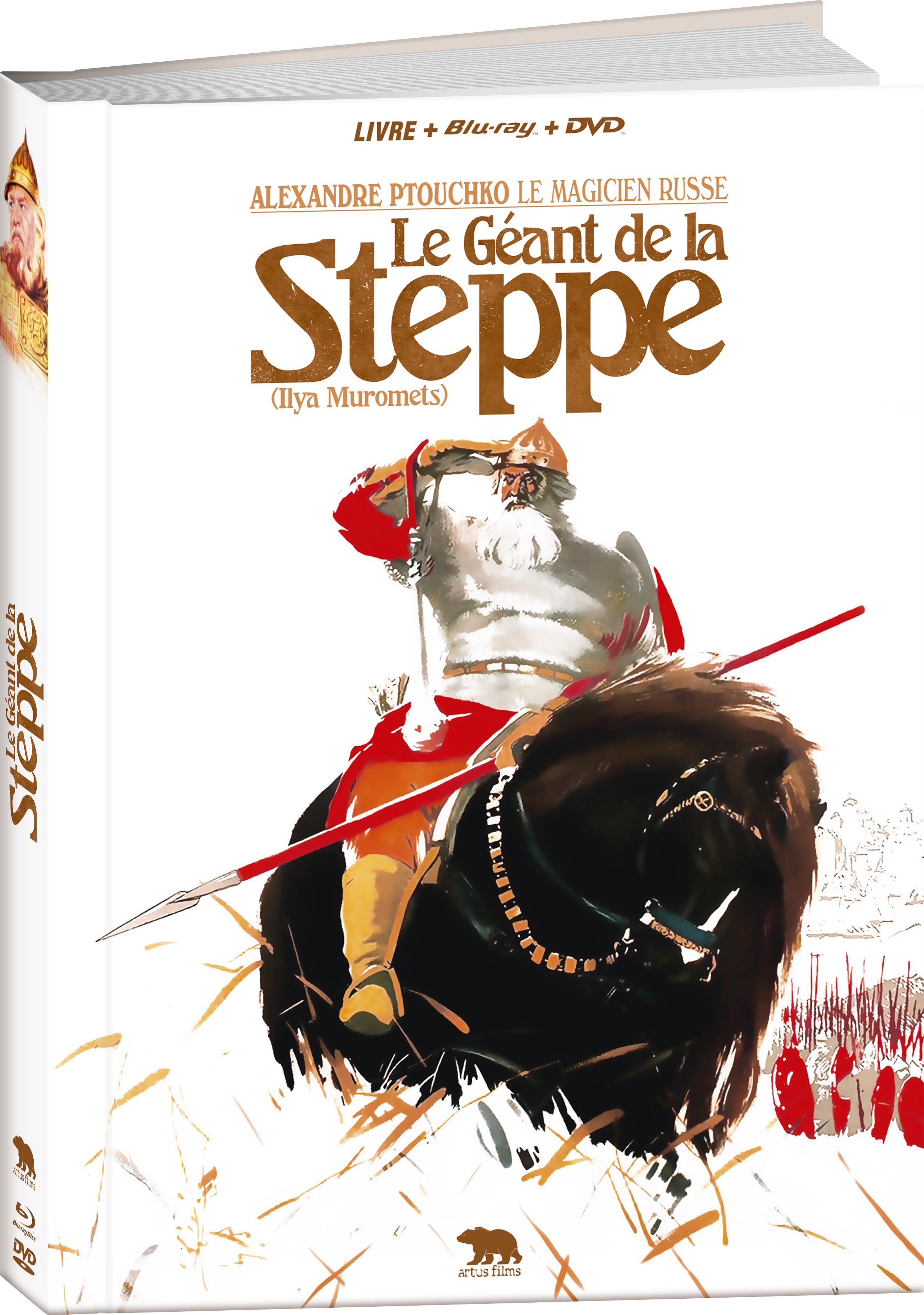 GEANT DE LA STEPPE (LE) - COMBO DVD + BLU-RAY + LIVRE - MEDIABOOK