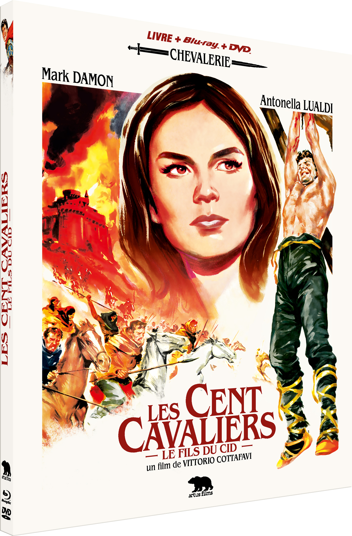 CENT CAVALIERS (LES) - COMBO DVD + BLU-RAY + LIVRE- MEDIABOOK