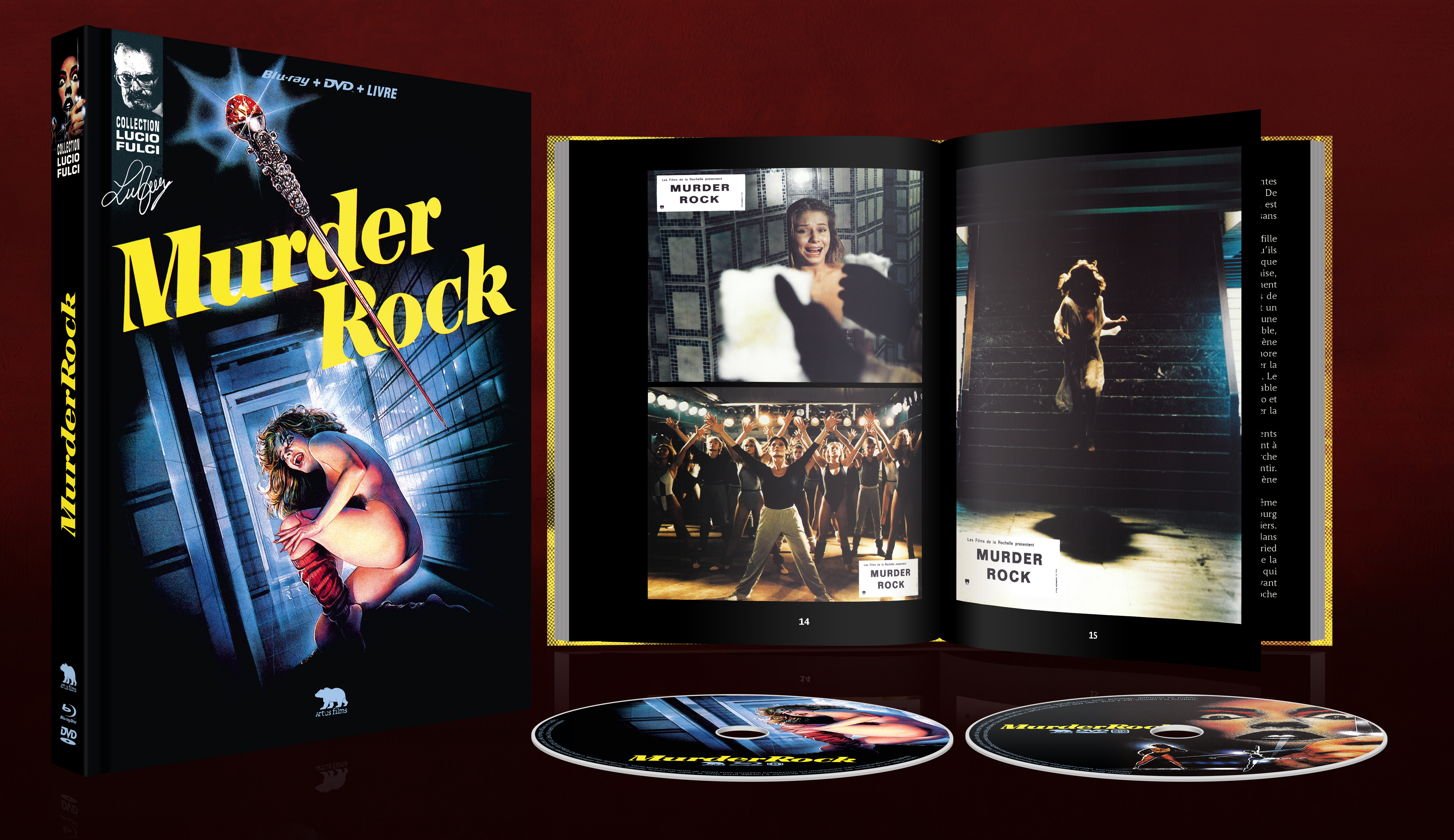 MURDEROCK - COMBO DVD + BLU-RAY + LIVRE - MEDIABOOK