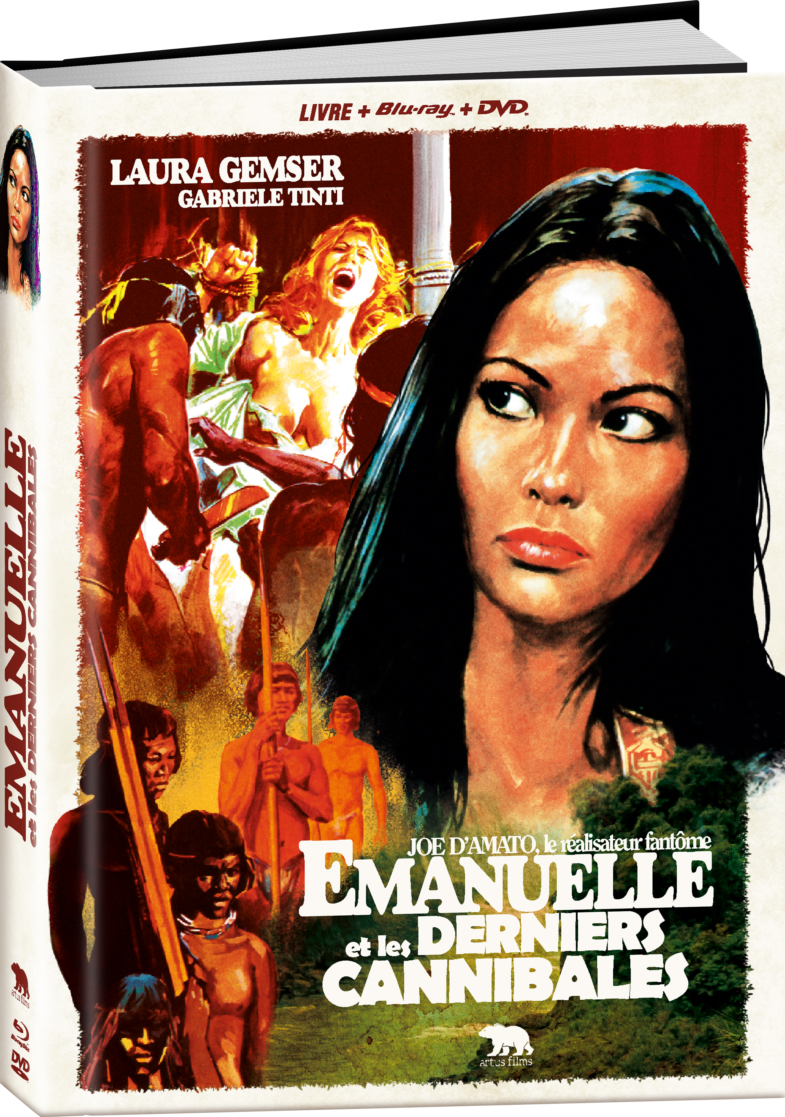 EMANUELLE ET LES DERNIERS CANNIBALES - COMBO DVD + BLU-RAY + LIVRE- MEDIABOOK