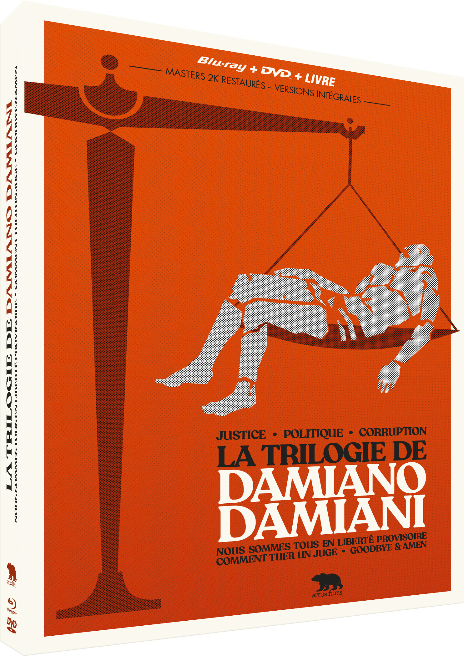 DAMIANO DAMIANI - COMBO 3 DVD + 3 BLU-RAY + LIVRE