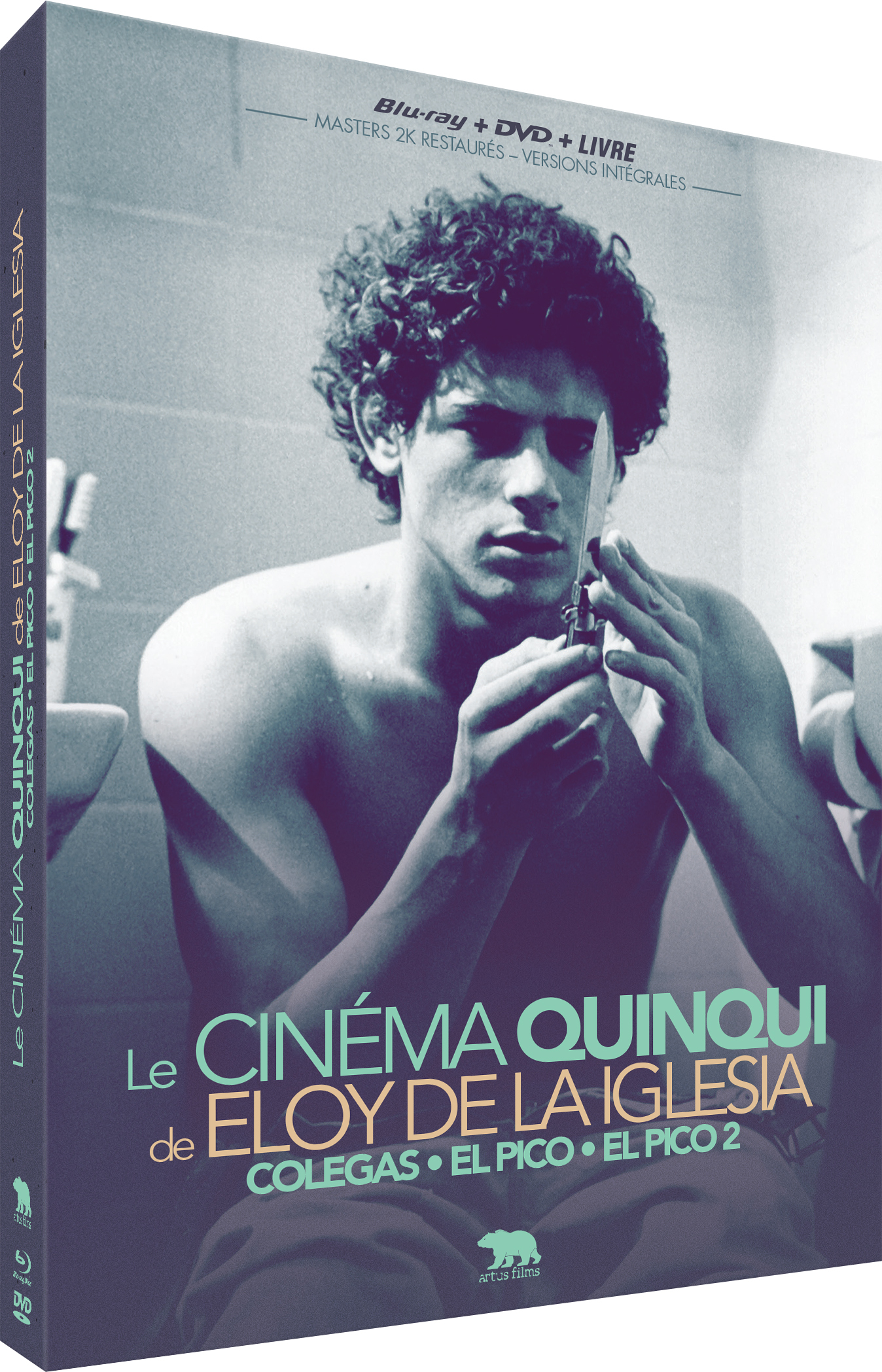 CINEMA QUINQUI DE ELOY DE LA IGLESIA - COMBO 3 DVD + 3 BLU-RAY + LIVRE