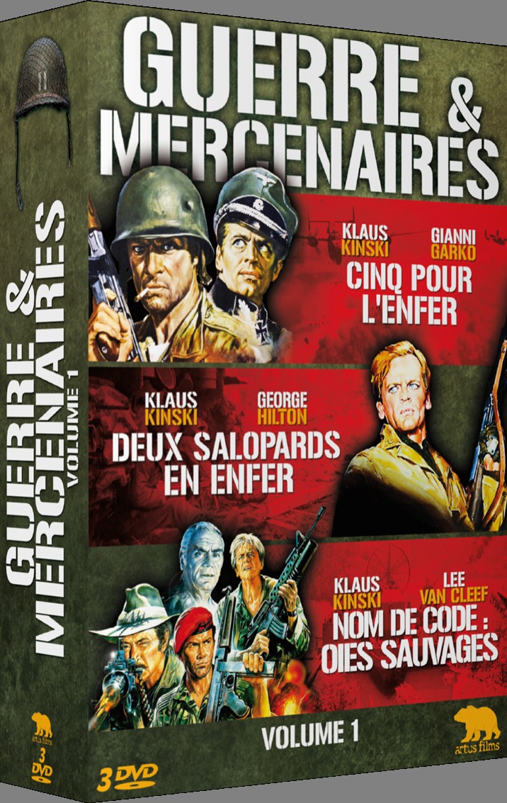 COFFRET GUERRE VOL.2 : CINQ POUR L'ENFER + DEUX SALOPARDS EN ENFER + NOM DE CODE : OIES SAUVAGES