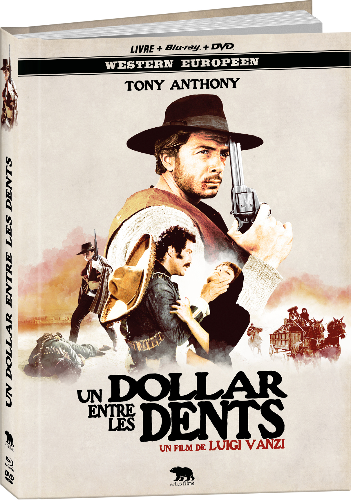 UN DOLLAR ENTRE LES DENTS - COMBO DVD + BLU-RAY + LIVRE- MEDIABOOK