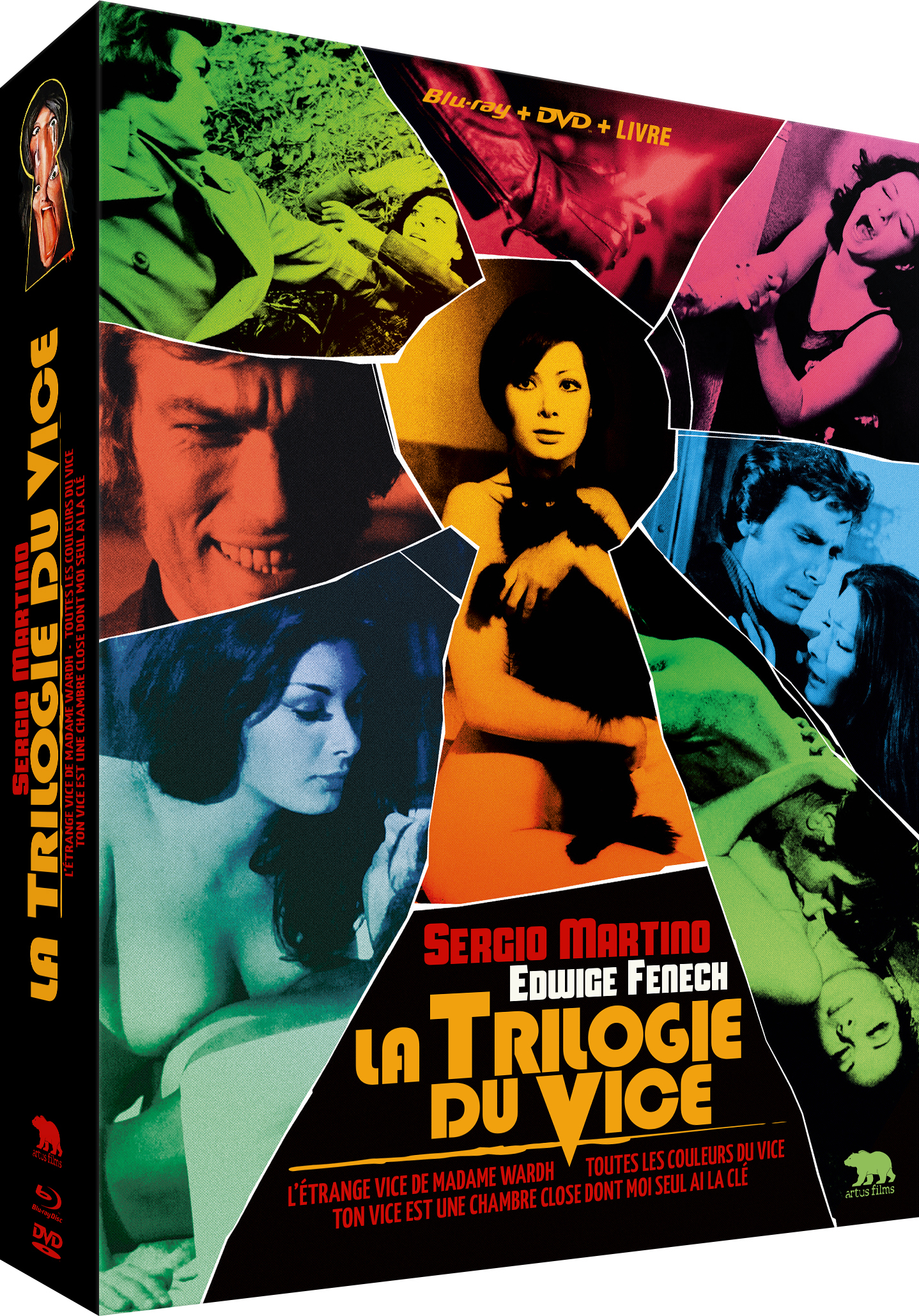 TRILOGIE DU VICE (LA) - COMBO 3 BLU-RAY + 3 DVD + LIV