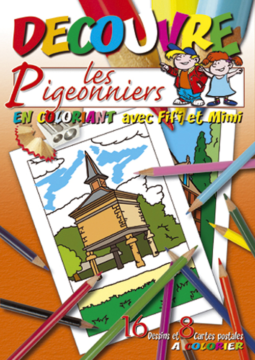 Découvre les Pigeonniers en coloriant avec Fifi et Mimi