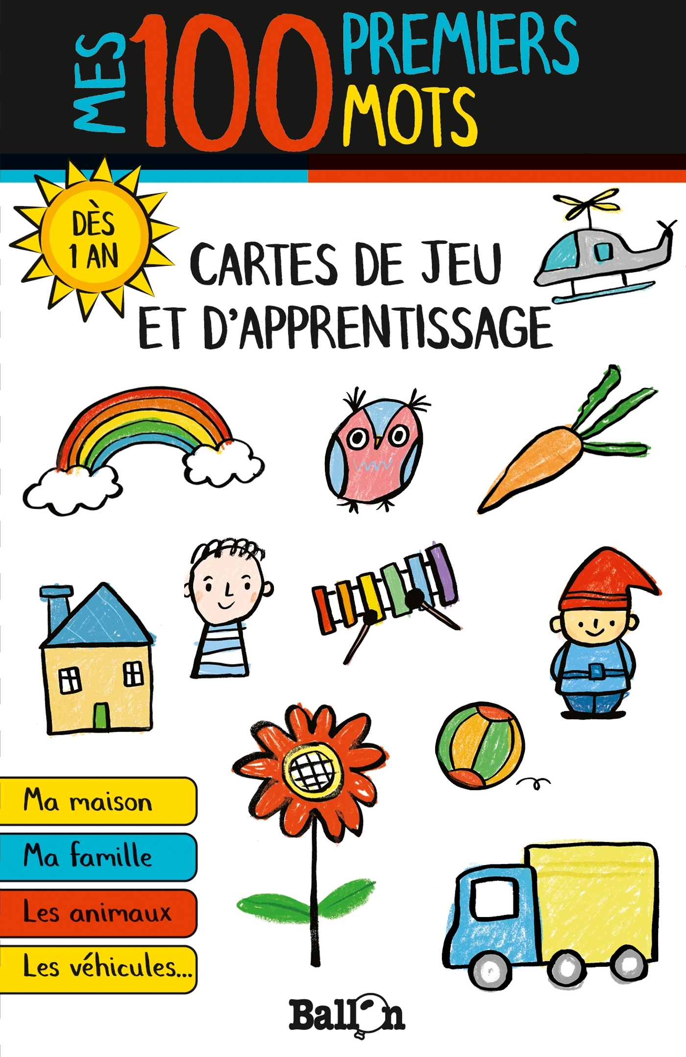 Cartes d'apprentissage - Mes 100 premiers mots