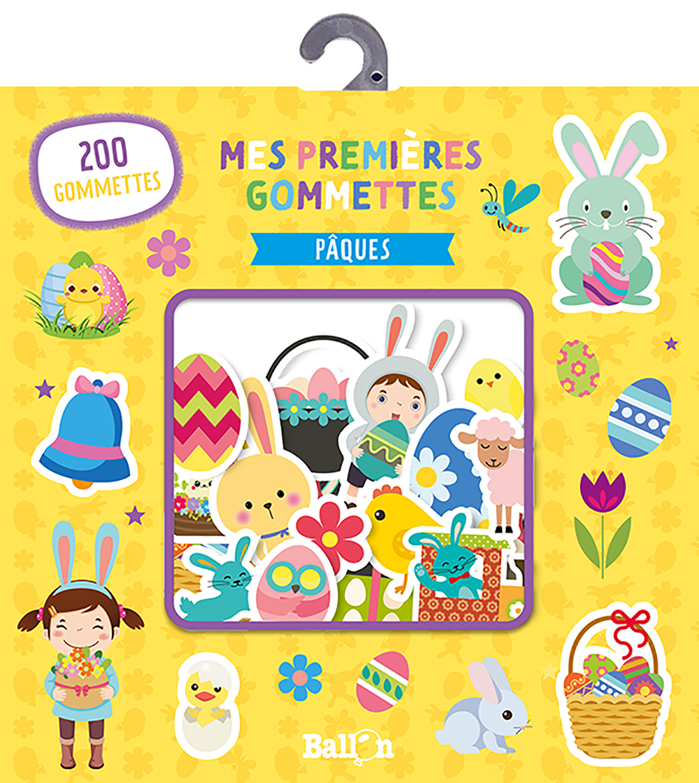 Pochette à gommettes - Pâques