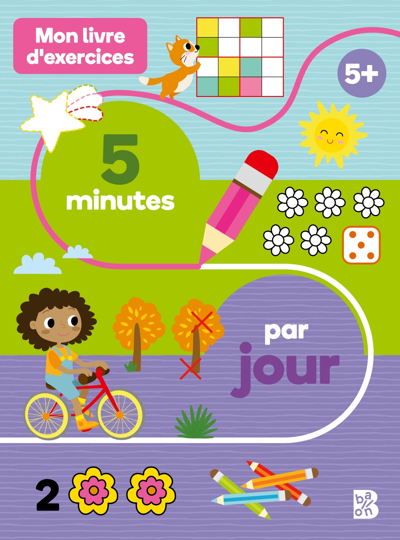 Mon livre d'exercices : 5 minutes par jour 5+