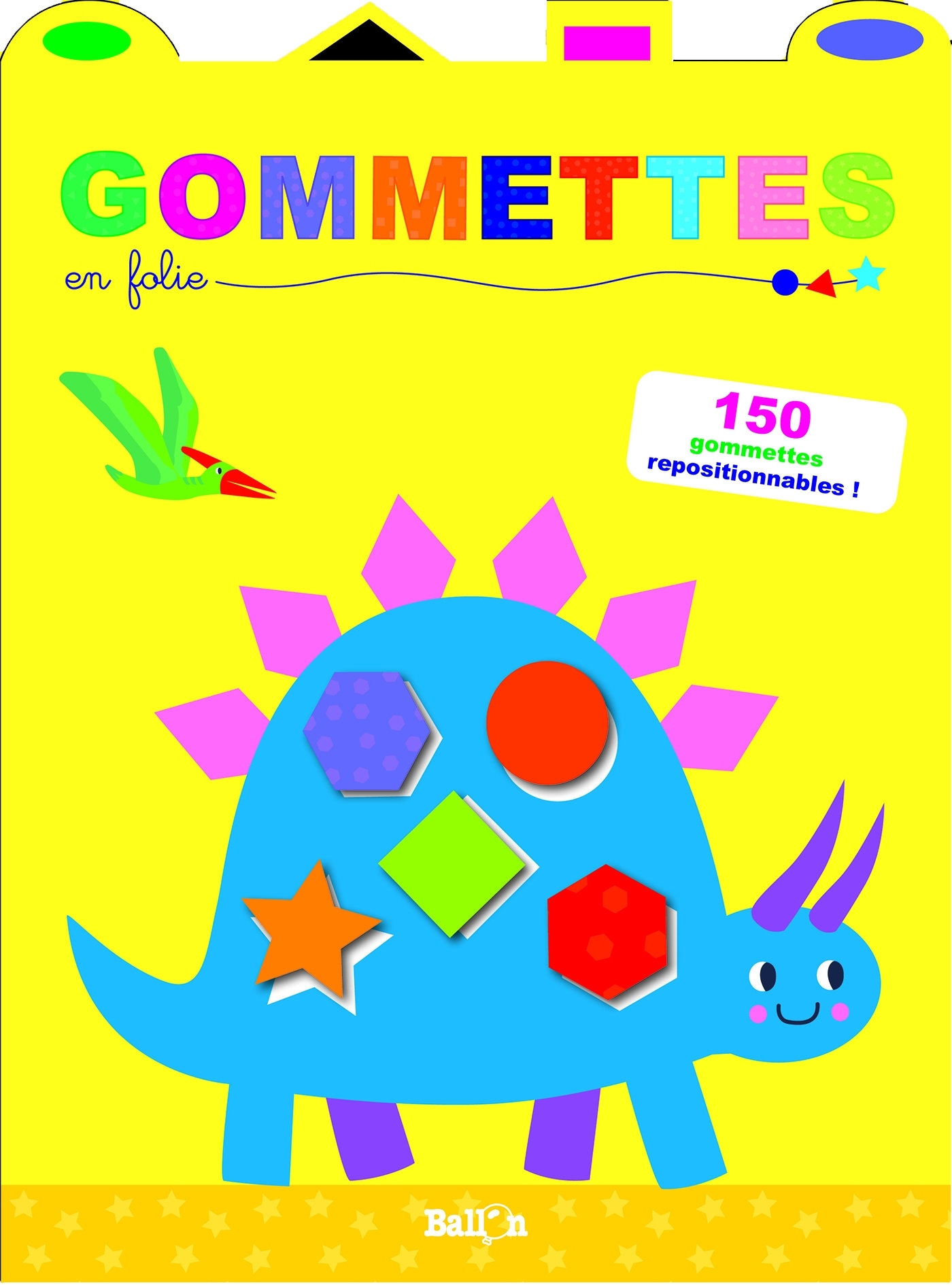 Gommettes en folie (dinosaure)