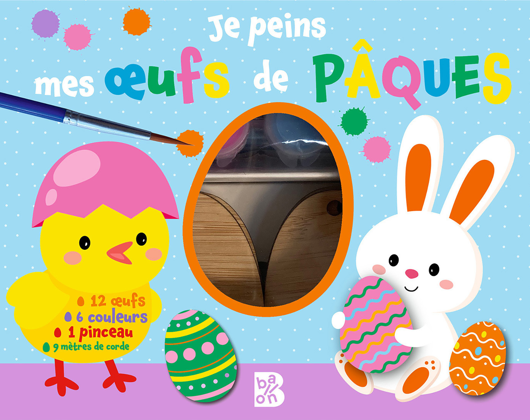 Je peins mes oeufs de Pâques