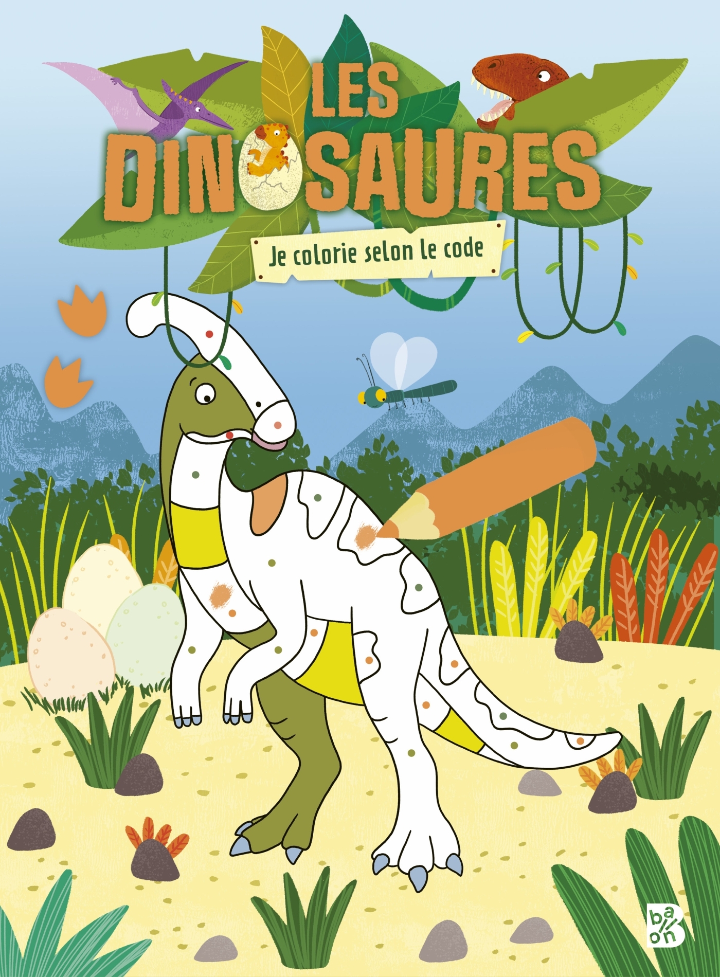 Les dinosaures : Je colorie selon le code