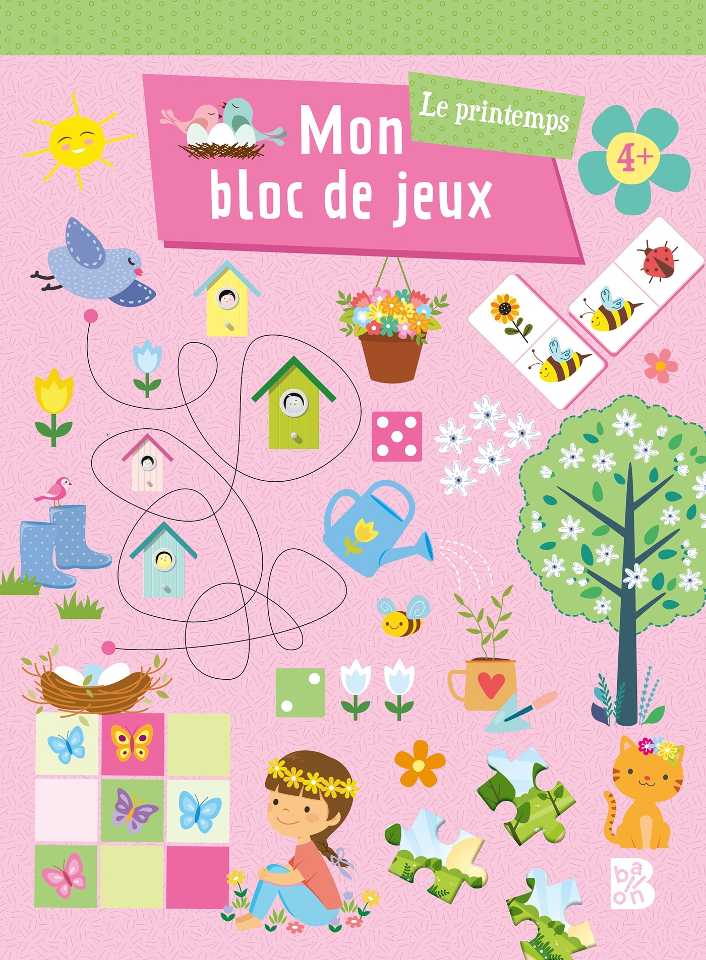 Mon bloc de jeux : Le printemps