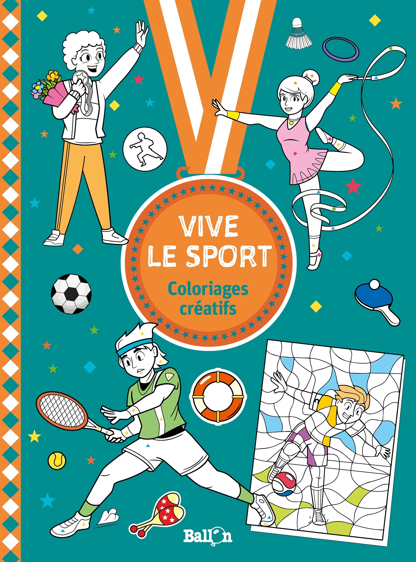 Sport : Coloriages créatifs