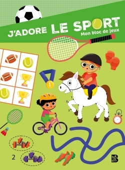 Vive le sport !: Livre d'autocollants