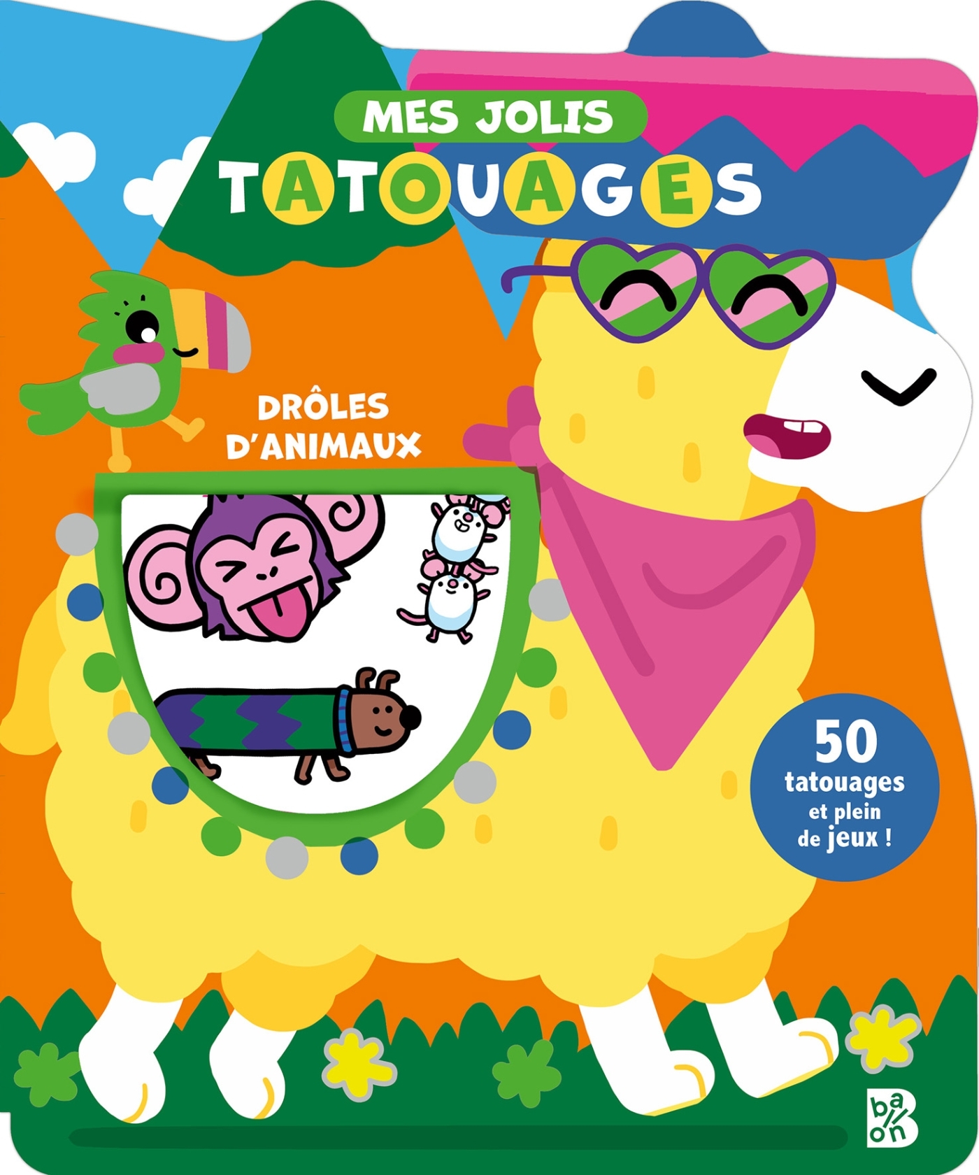 Tatouages avec découpe: Drôles d'animaux