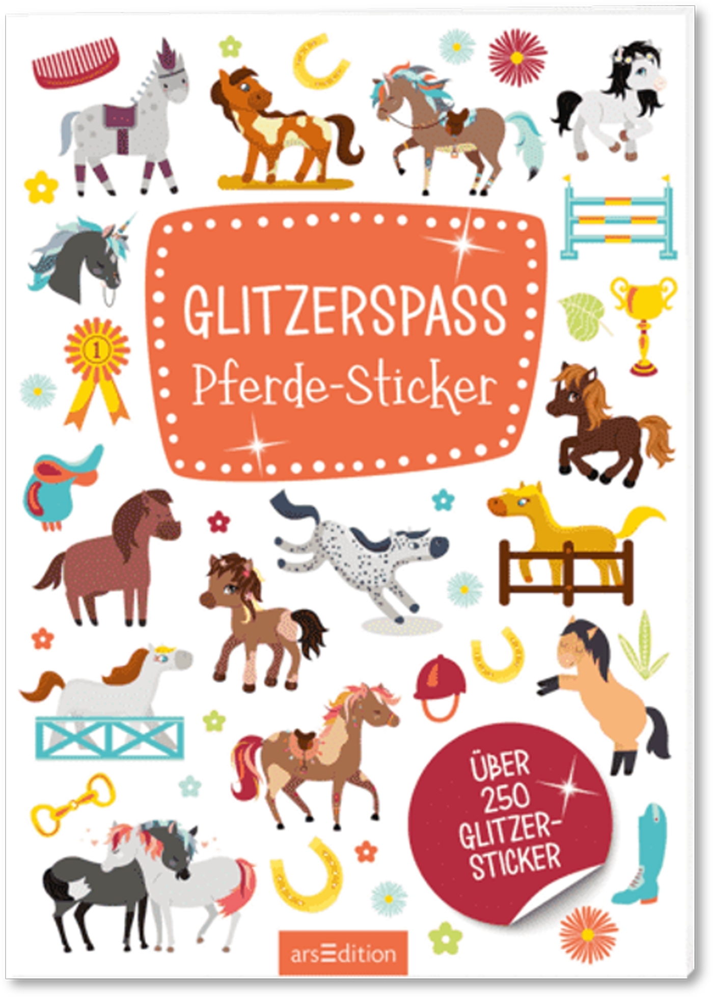 Autocollants brillants - Les chevaux