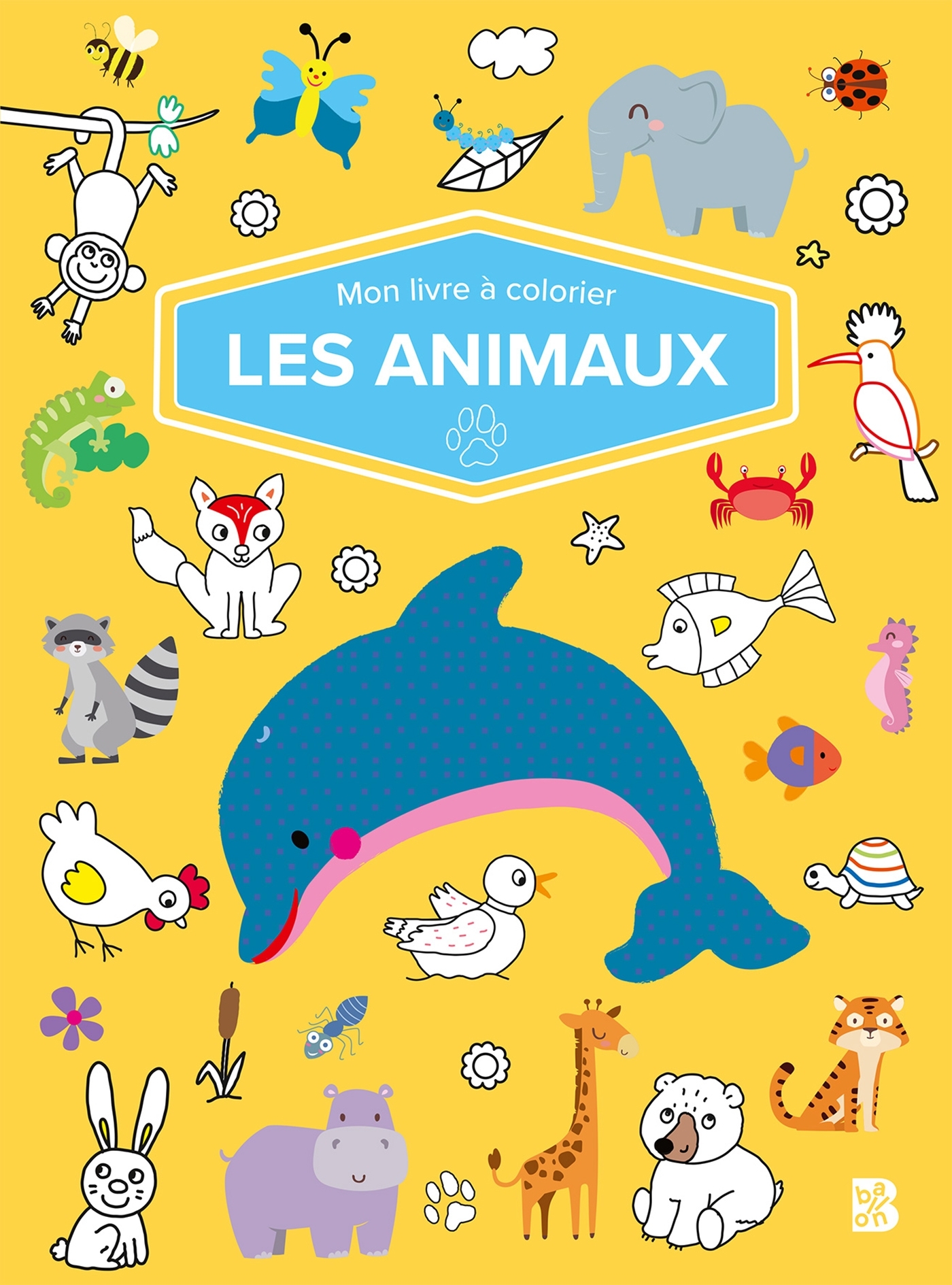 Mon livre à colorier - Les animaux
