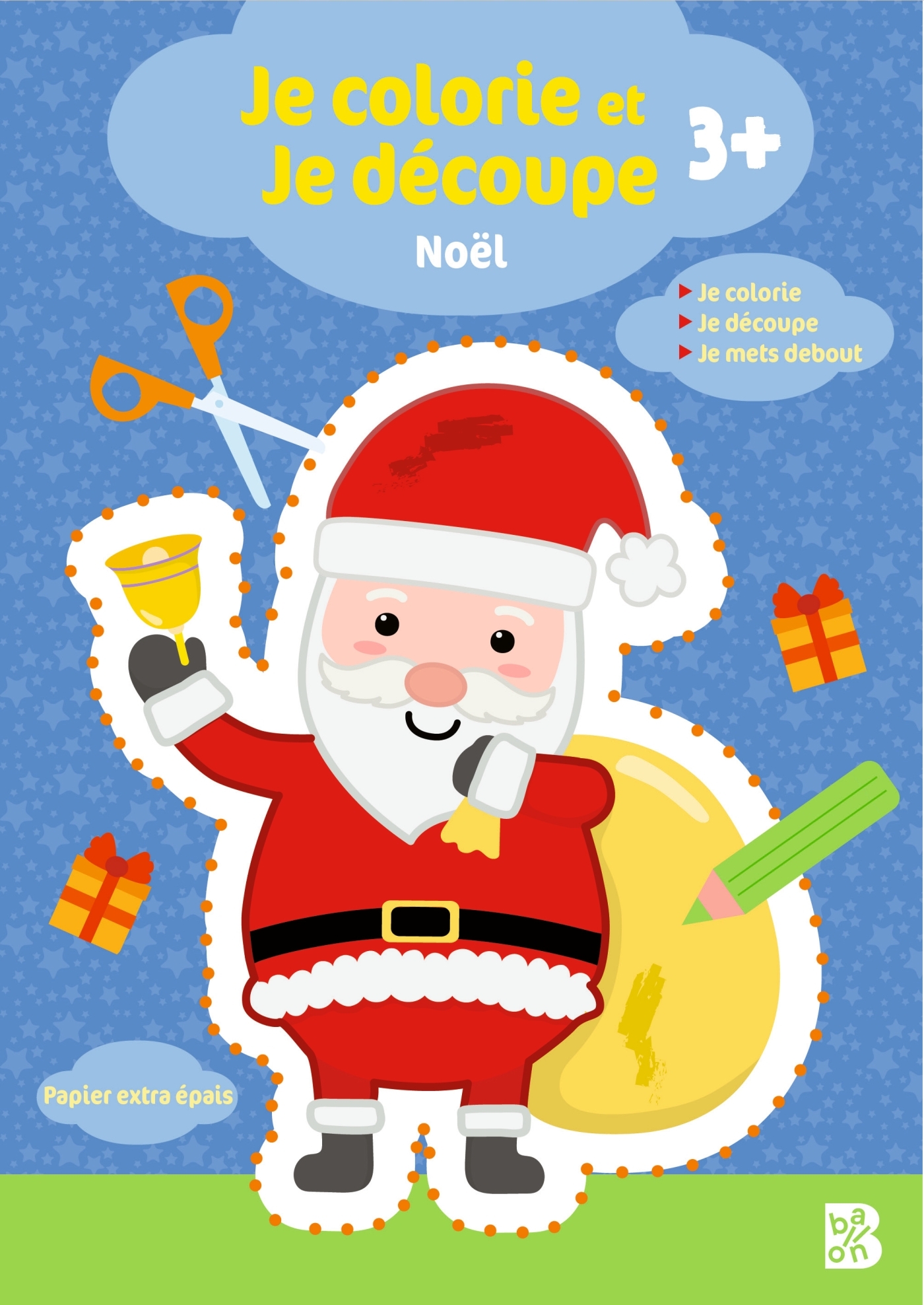 Je colorie et je découpe : Noël