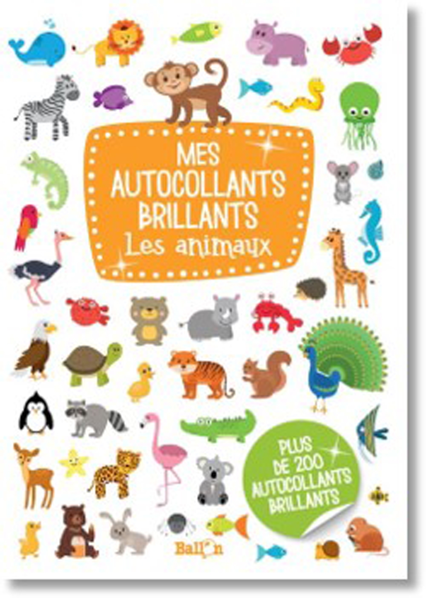 Autocollants brillants - Les animaux