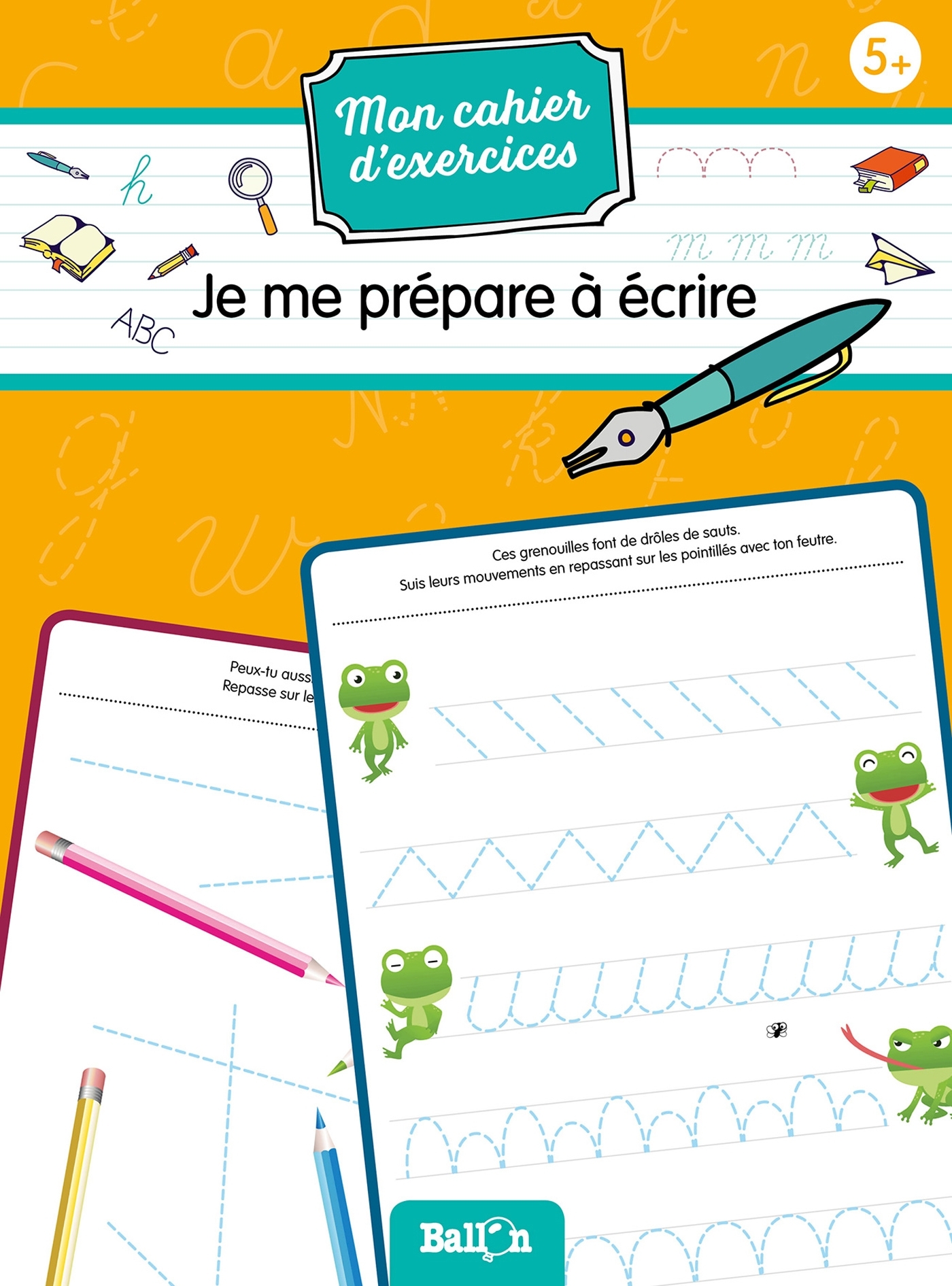Mon cahier d'exercices je me prépare à écrire 5+