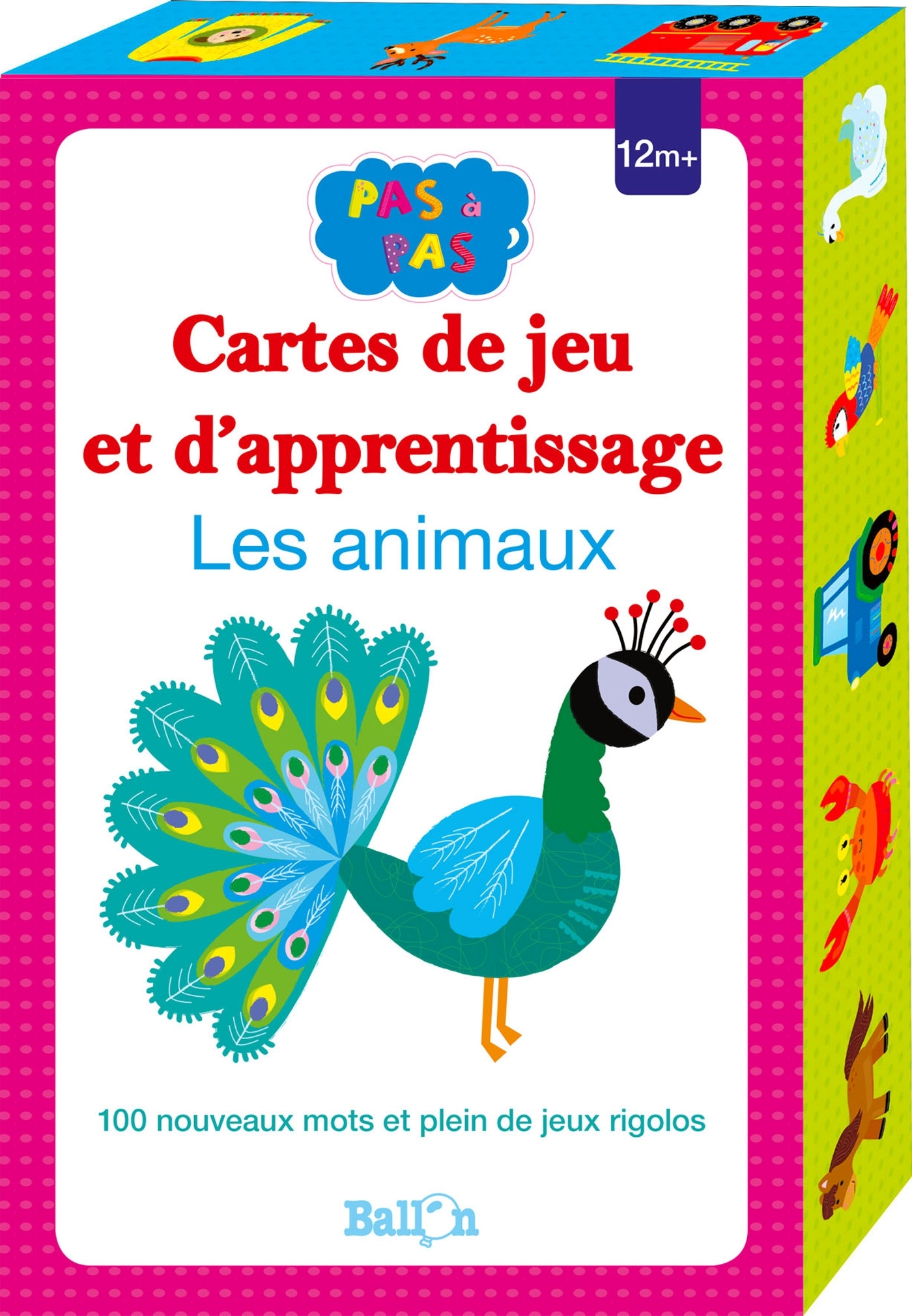 Cartes de jeu et d'apprentissage Les animaux