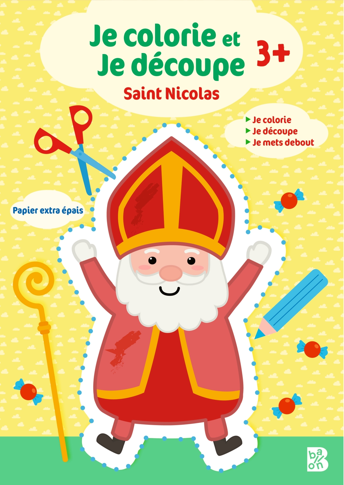 Je colorie et je découpe : Saint Nicolas